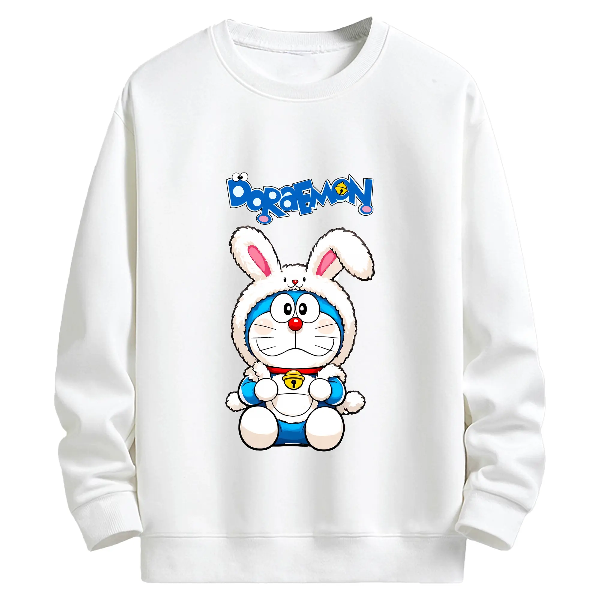 ドラえもん グッズドラえもん - キッズ クルーネックスウェットシャツ ・ フロントプリント ・ 綿80％ ポリエステル20％ ・ 快適 通学 スポーツ 日常使い お散歩用