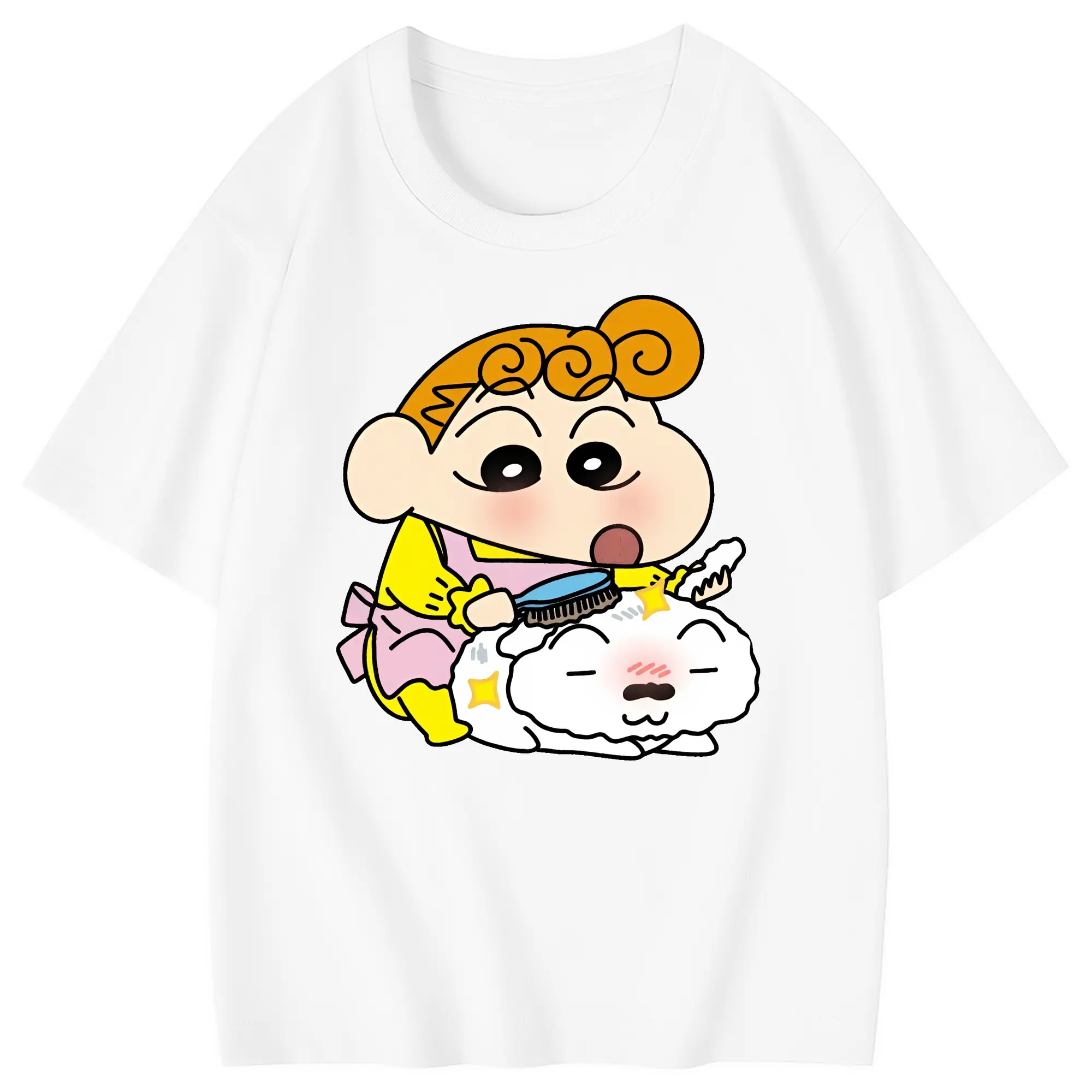 クレヨンしんちゃん グッズ 野原 ひまわり - 綿100％ キッズTシャツ ・ フロントプリント ・ 快適 通気性 ・ スポーツ カジュアル 散歩用