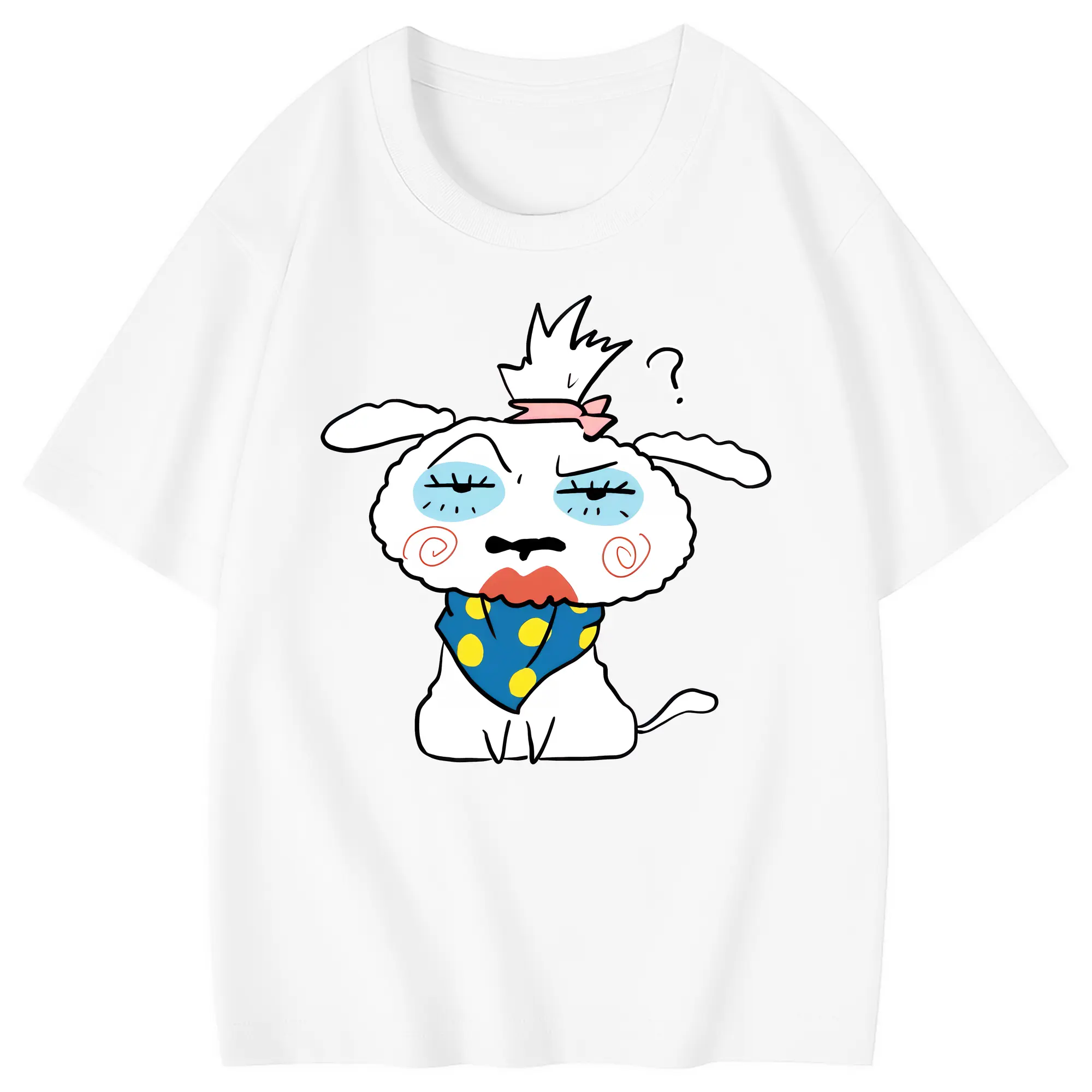 クレヨンしんちゃん グッズ シロ - 綿100％ キッズTシャツ ・ フロントプリント ・ 快適 通気性 ・ スポーツ カジュアル 散歩用