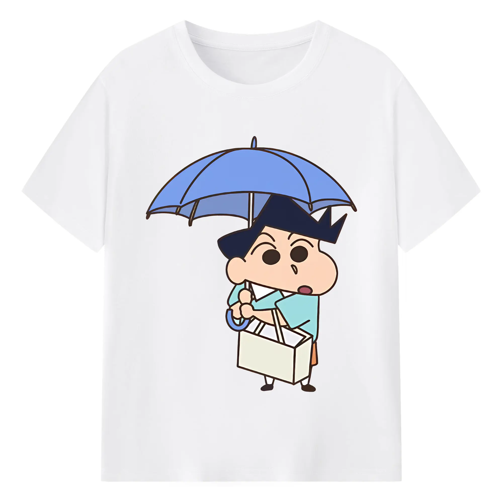 クレヨンしんちゃん グッズ 風間 とおる - 綿100％ 半袖Tシャツ ・ フロントプリント ・ 快適 通気性 ・ 日常使い 散歩 スポーツ用