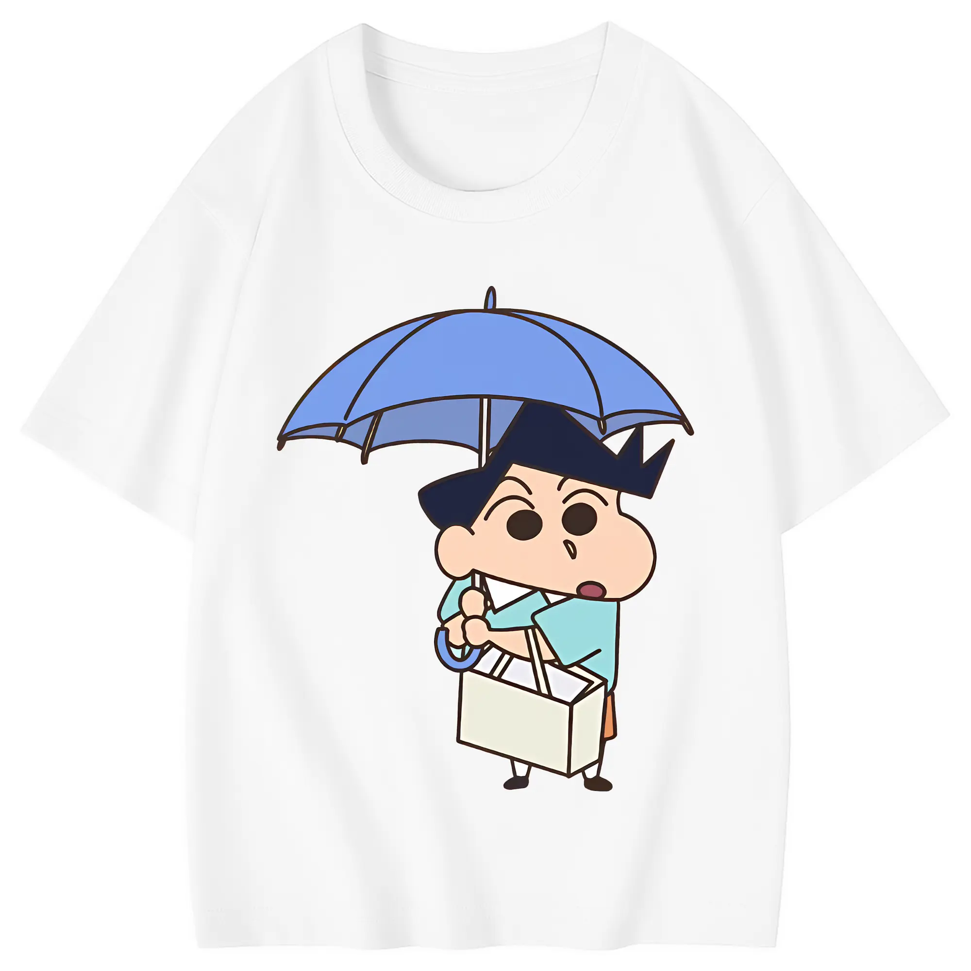 クレヨンしんちゃん グッズ 風間 とおる - 綿100％ キッズTシャツ ・ フロントプリント ・ 快適 通気性 ・ スポーツ カジュアル 散歩用