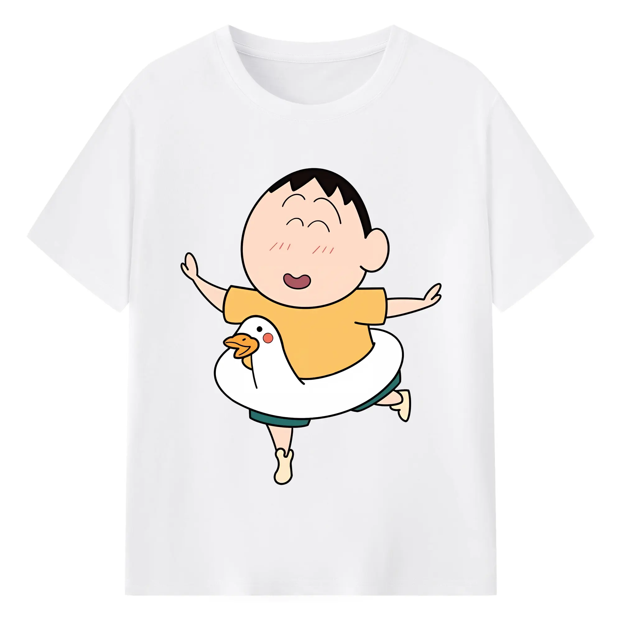 クレヨンしんちゃん グッズ ボーちゃん - 綿100％ 半袖Tシャツ ・ フロントプリント ・ 快適 通気性 ・ 日常使い 散歩 スポーツ用