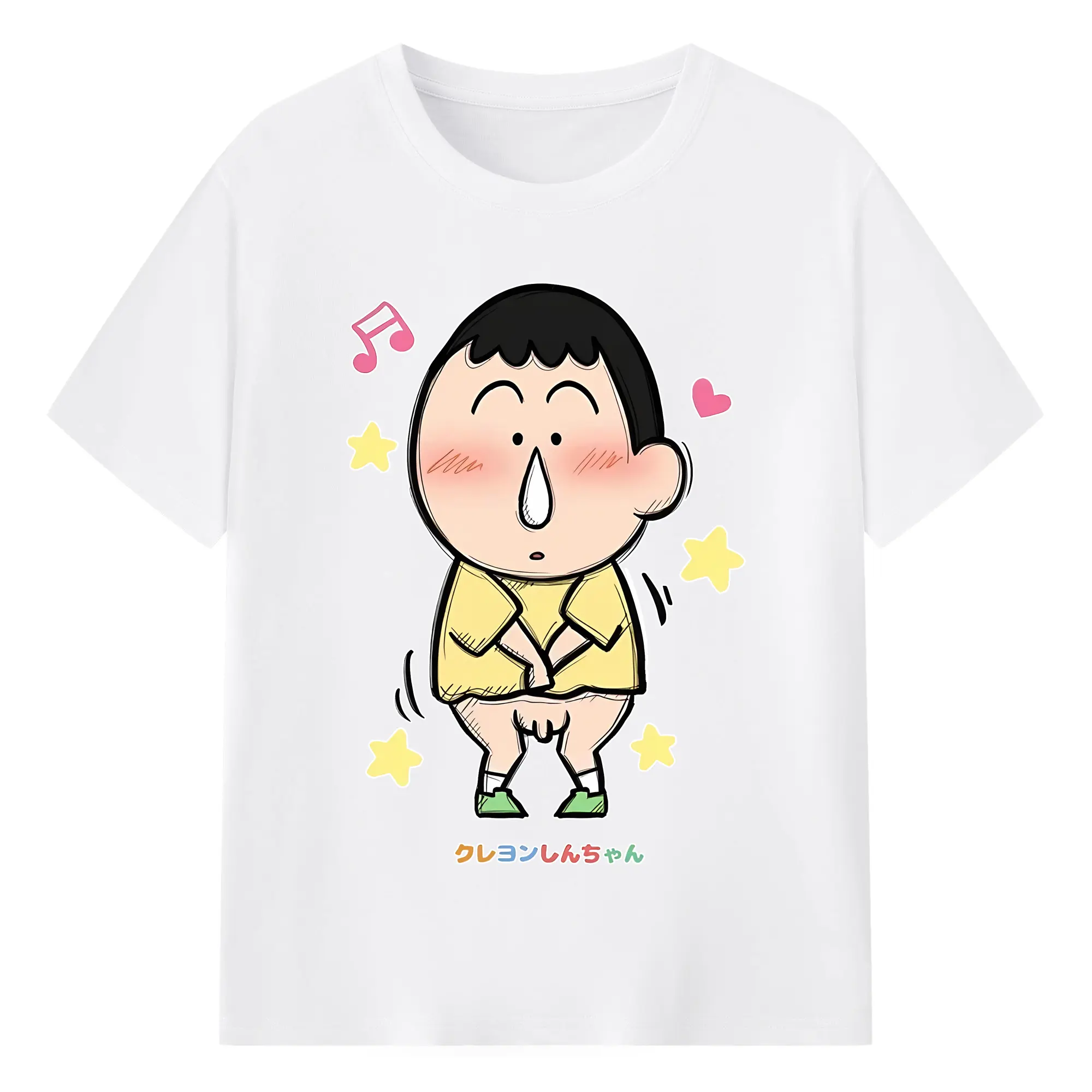 クレヨンしんちゃん グッズ ボーちゃん - 綿100％ 半袖Tシャツ ・ フロントプリント ・ 快適 通気性 ・ 日常使い 散歩 スポーツ用