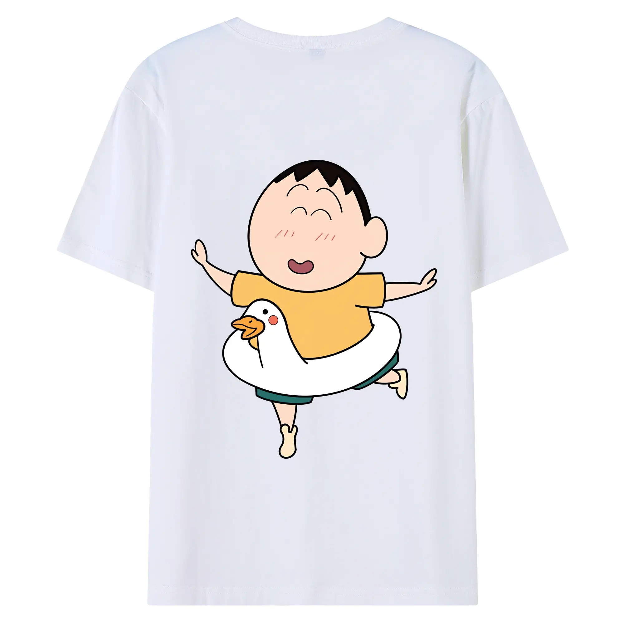 クレヨンしんちゃん グッズ ボーちゃん - 綿100％ 半袖Tシャツ ・ バックプリント ・ 快適 通気性 ・ 日常使い 散歩 スポーツ用