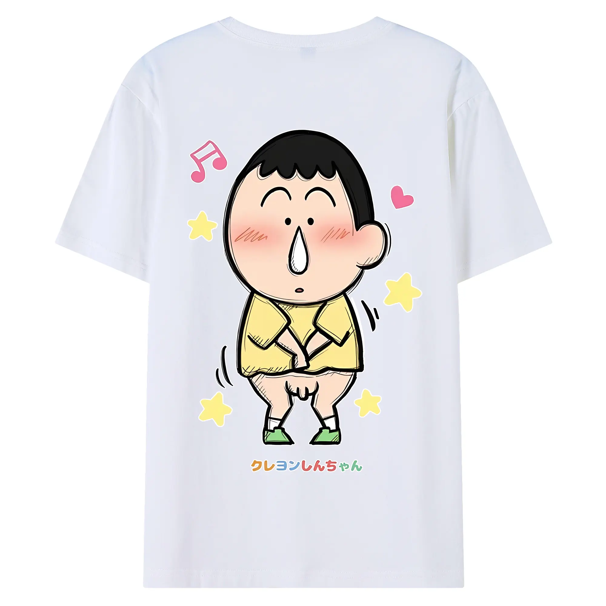 クレヨンしんちゃん グッズ ボーちゃん - 綿100％ 半袖Tシャツ ・ バックプリント ・ 快適 通気性 ・ 日常使い 散歩 スポーツ用