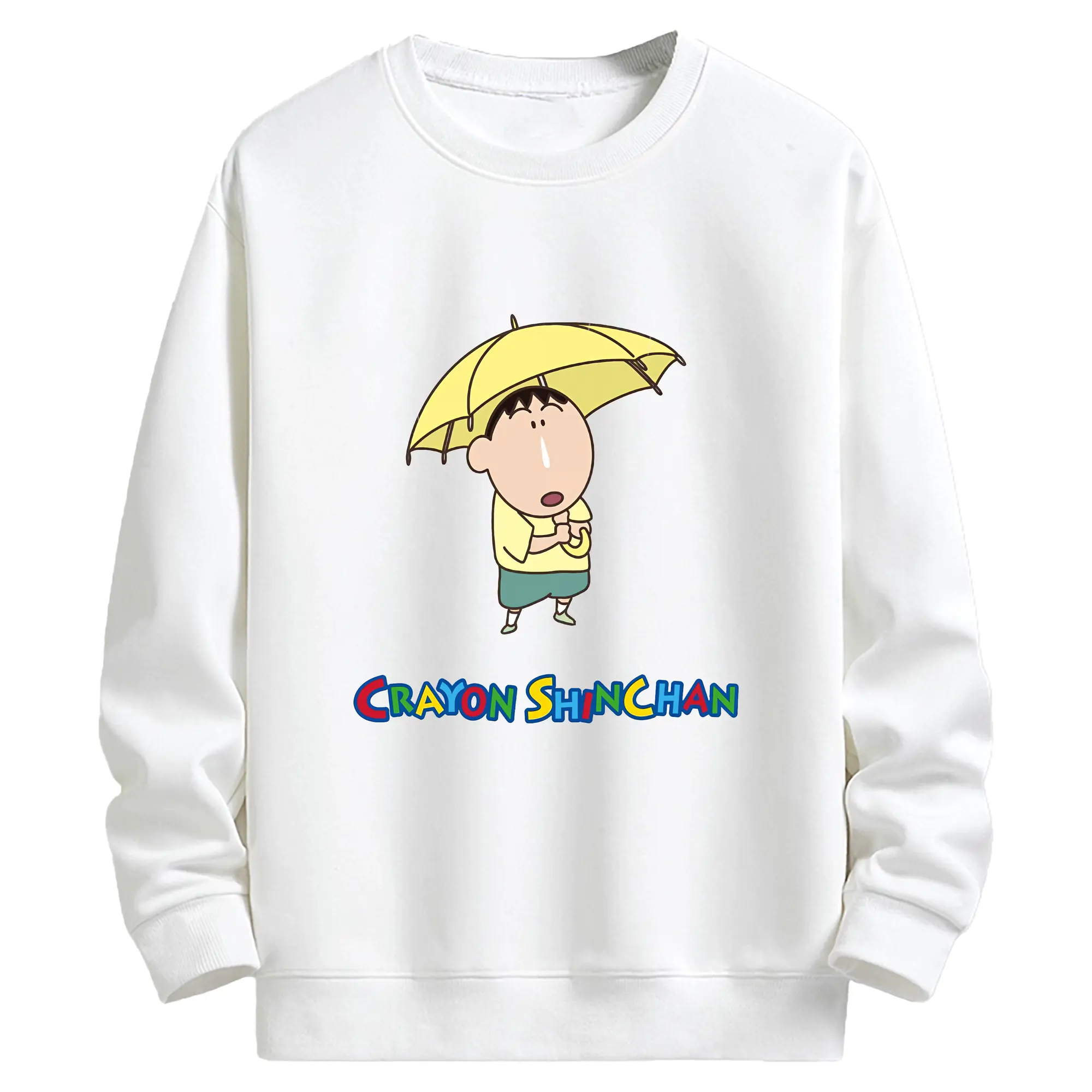 クレヨンしんちゃん グッズ ボーちゃん - キッズ クルーネックスウェットシャツ ・ フロントプリント ・ 綿80％ ポリエステル20％ ・ 快適 通学 スポーツ 日常使い お散歩用