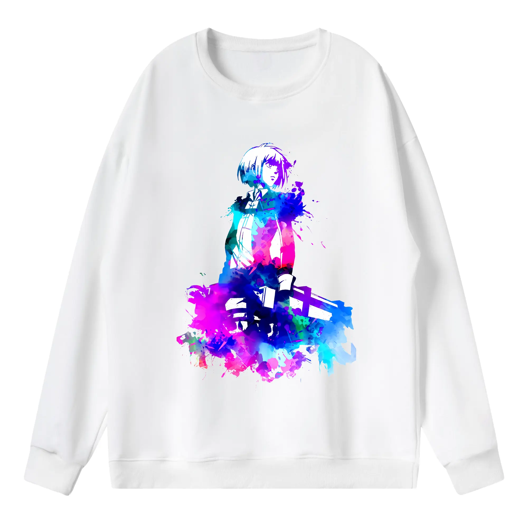 進撃の巨人 グッズ アルミン・アルレルト - 薄手 クルーネック スウェット 裏毛260g · ポリエステル 春秋向け カジュアル 男女兼用 · トレーナー デイリー スポーツ 散歩に最適