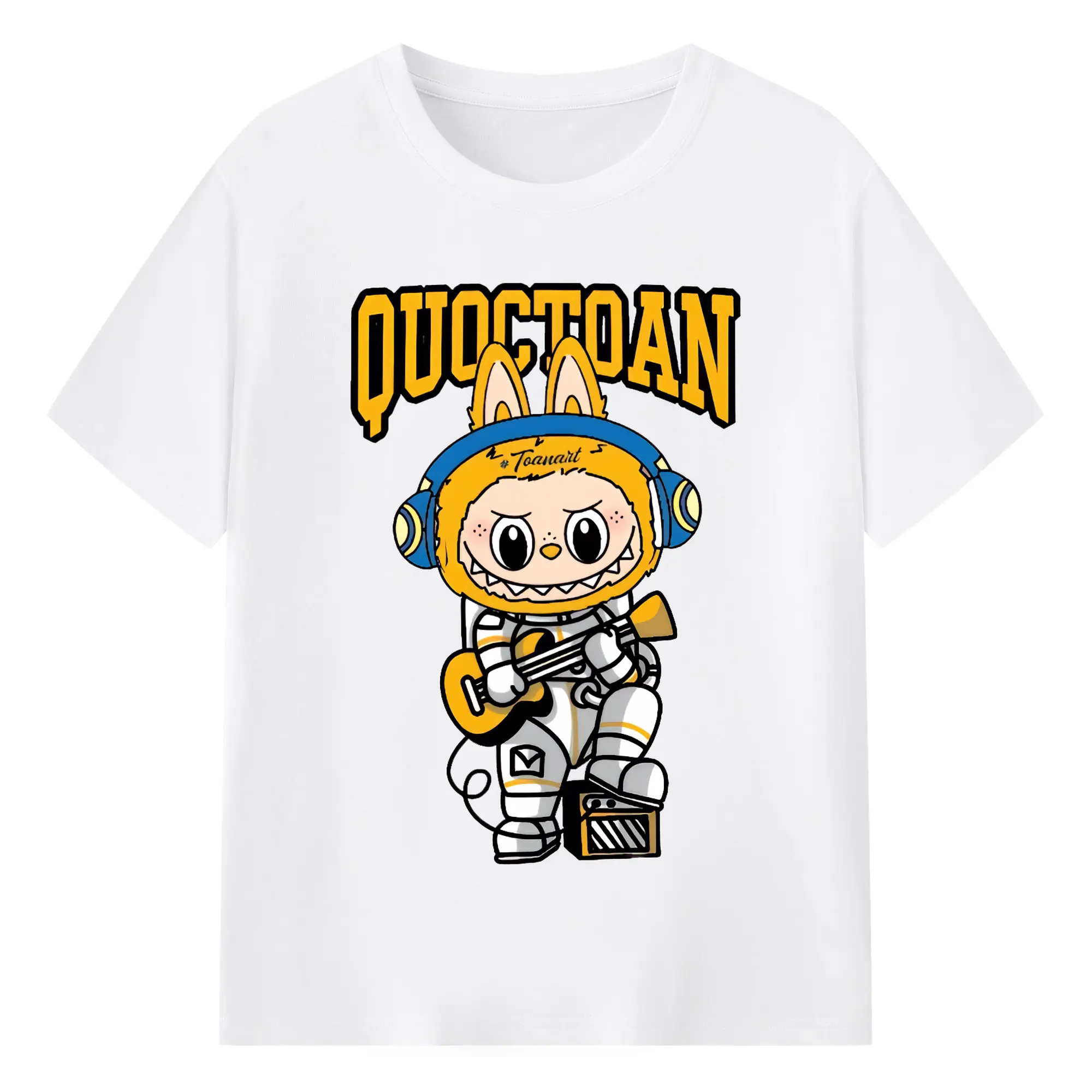 ラブブ グッズ ジモモ - 綿100％ 半袖Tシャツ ・ フロントプリント ・ 快適 通気性 ・ 日常使い 散歩 スポーツ用