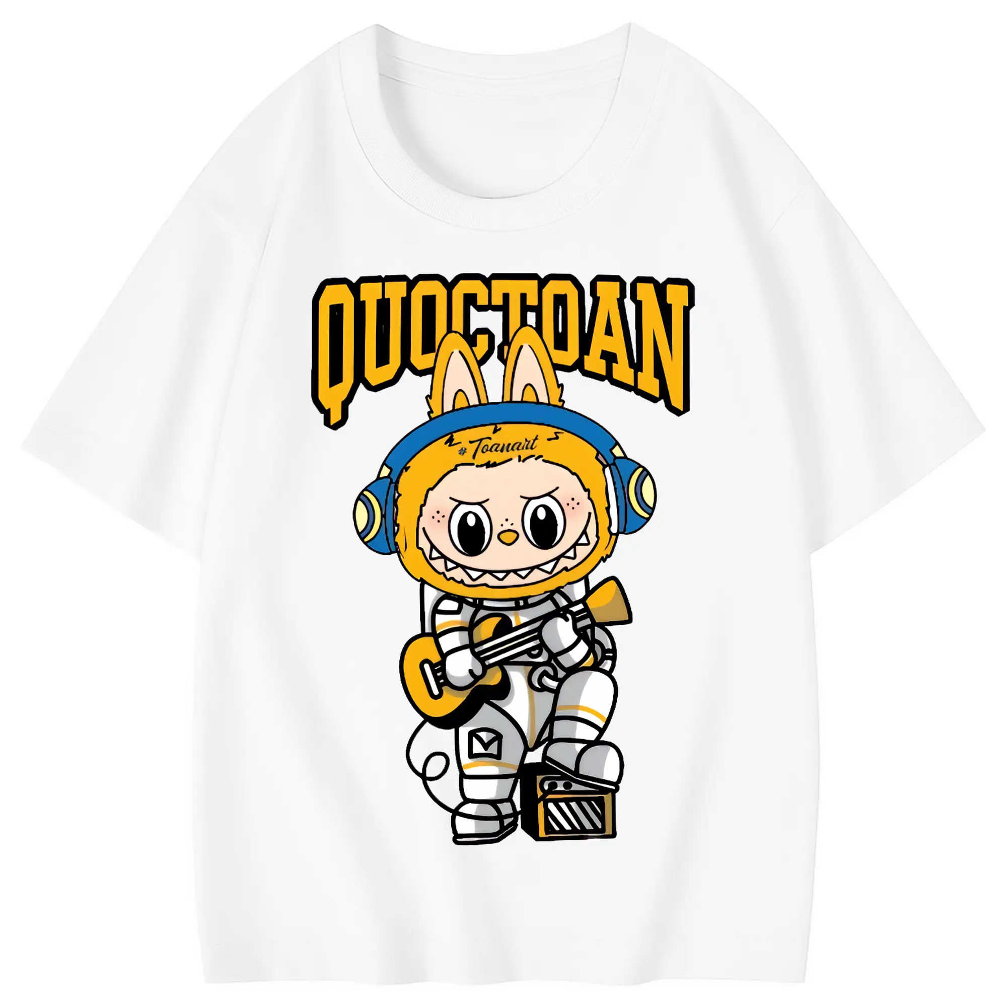 ラブブ グッズ ジモモ - 綿100％ キッズTシャツ ・ フロントプリント ・ 快適 通気性 ・ スポーツ カジュアル 散歩用