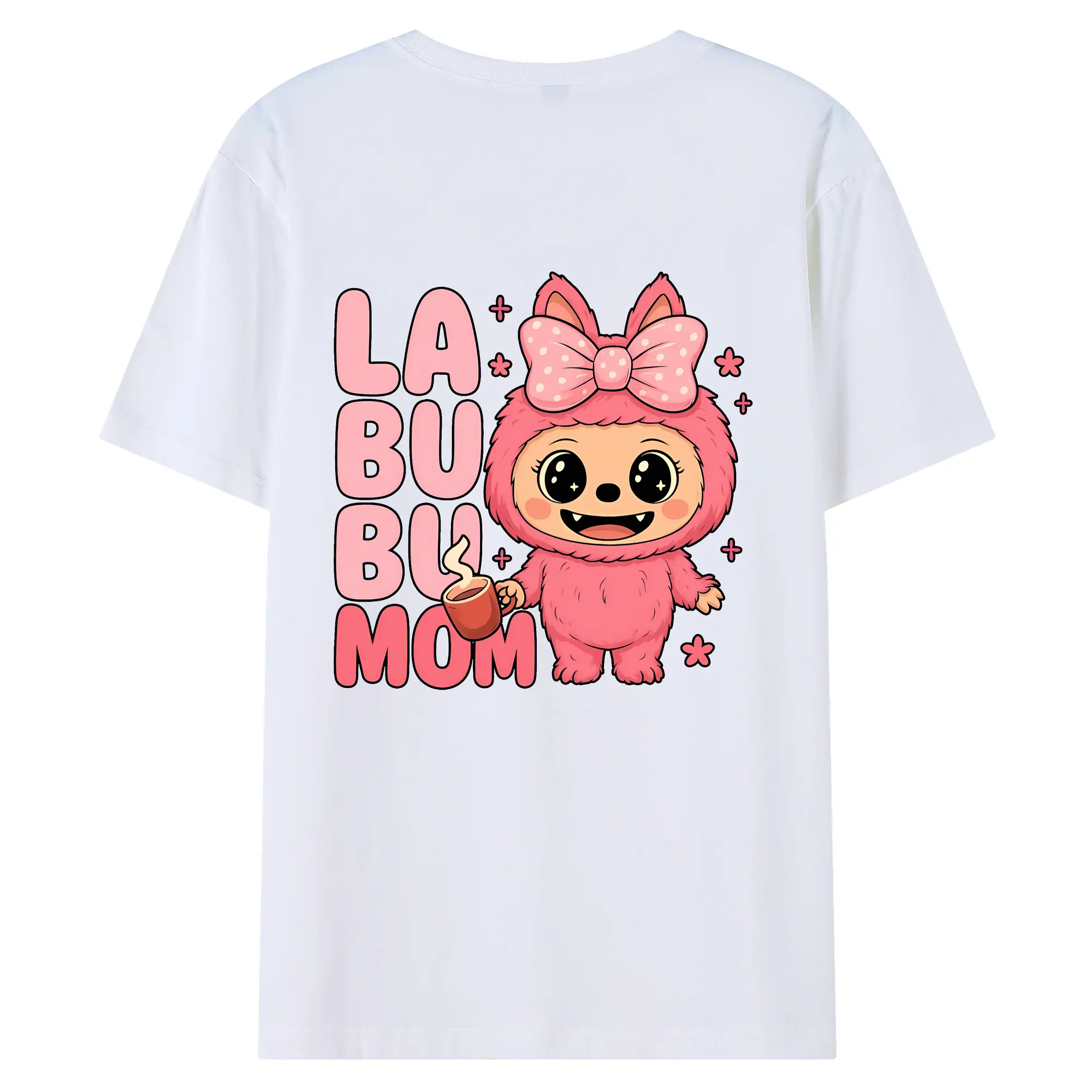 ラブブ グッズ ラブブ - 綿100％ 半袖Tシャツ ・ バックプリント ・ 快適 通気性 ・ 日常使い 散歩 スポーツ用