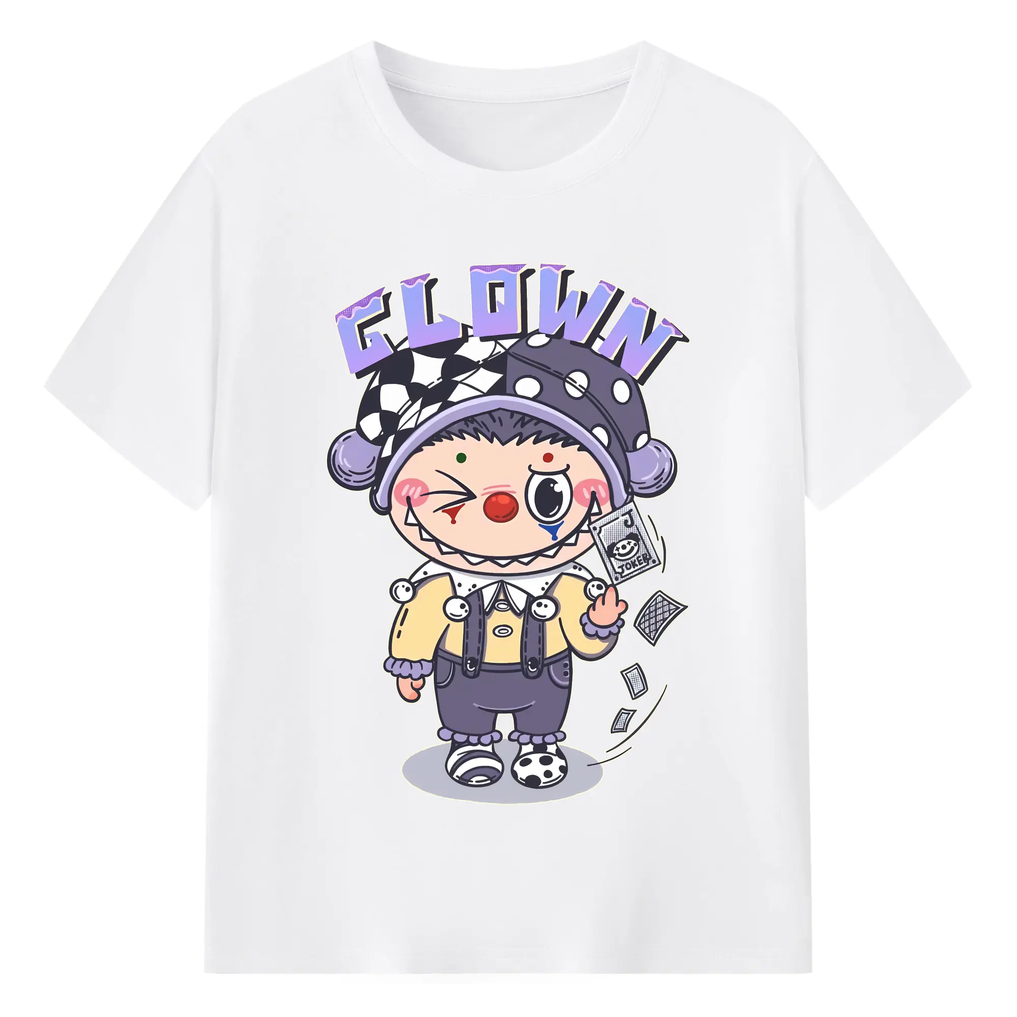 ラブブ グッズ モココ - 綿100％ 半袖Tシャツ ・ フロントプリント ・ 快適 通気性 ・ 日常使い 散歩 スポーツ用