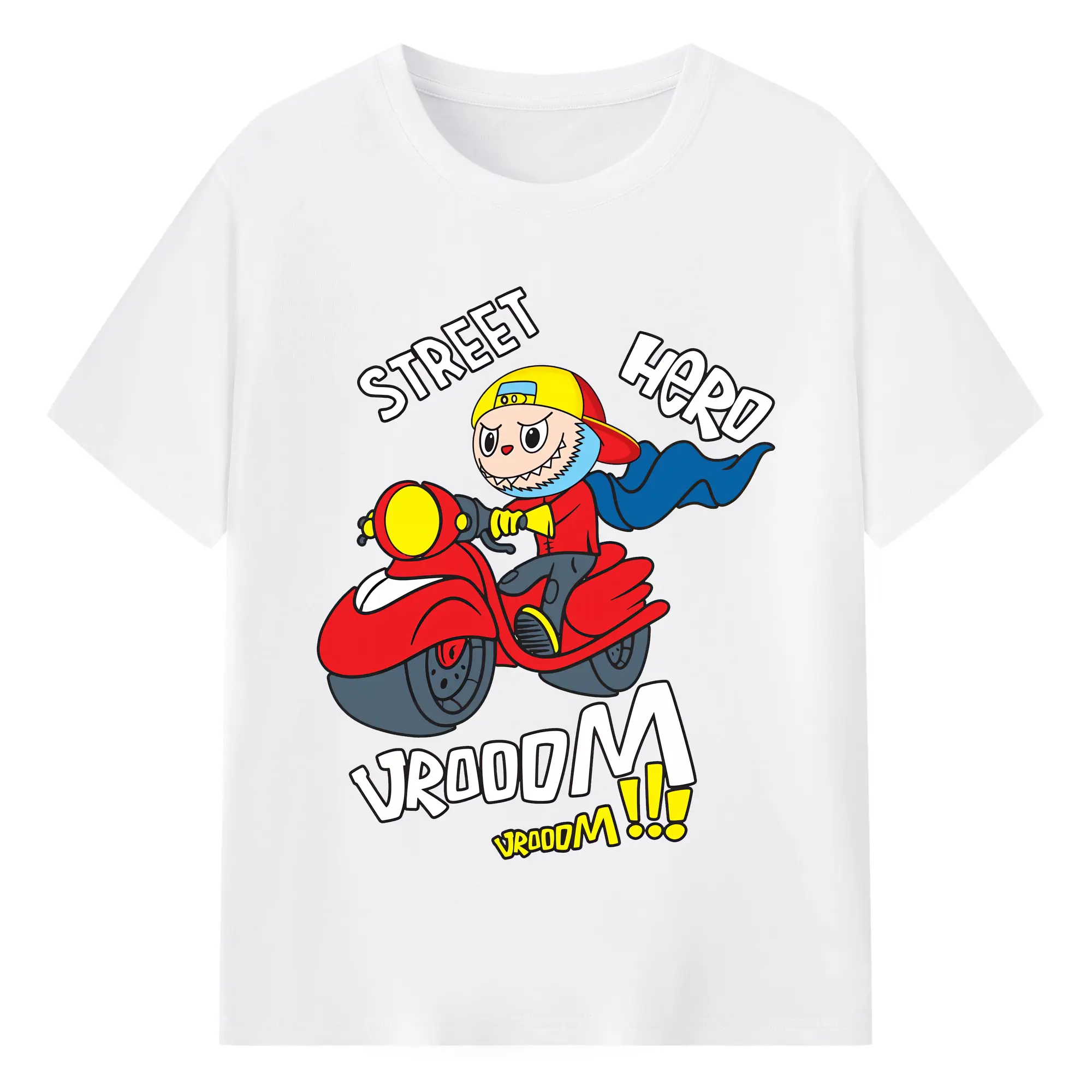 ラブブ グッズ モココ - 綿100％ 半袖Tシャツ ・ フロントプリント ・ 快適 通気性 ・ 日常使い 散歩 スポーツ用