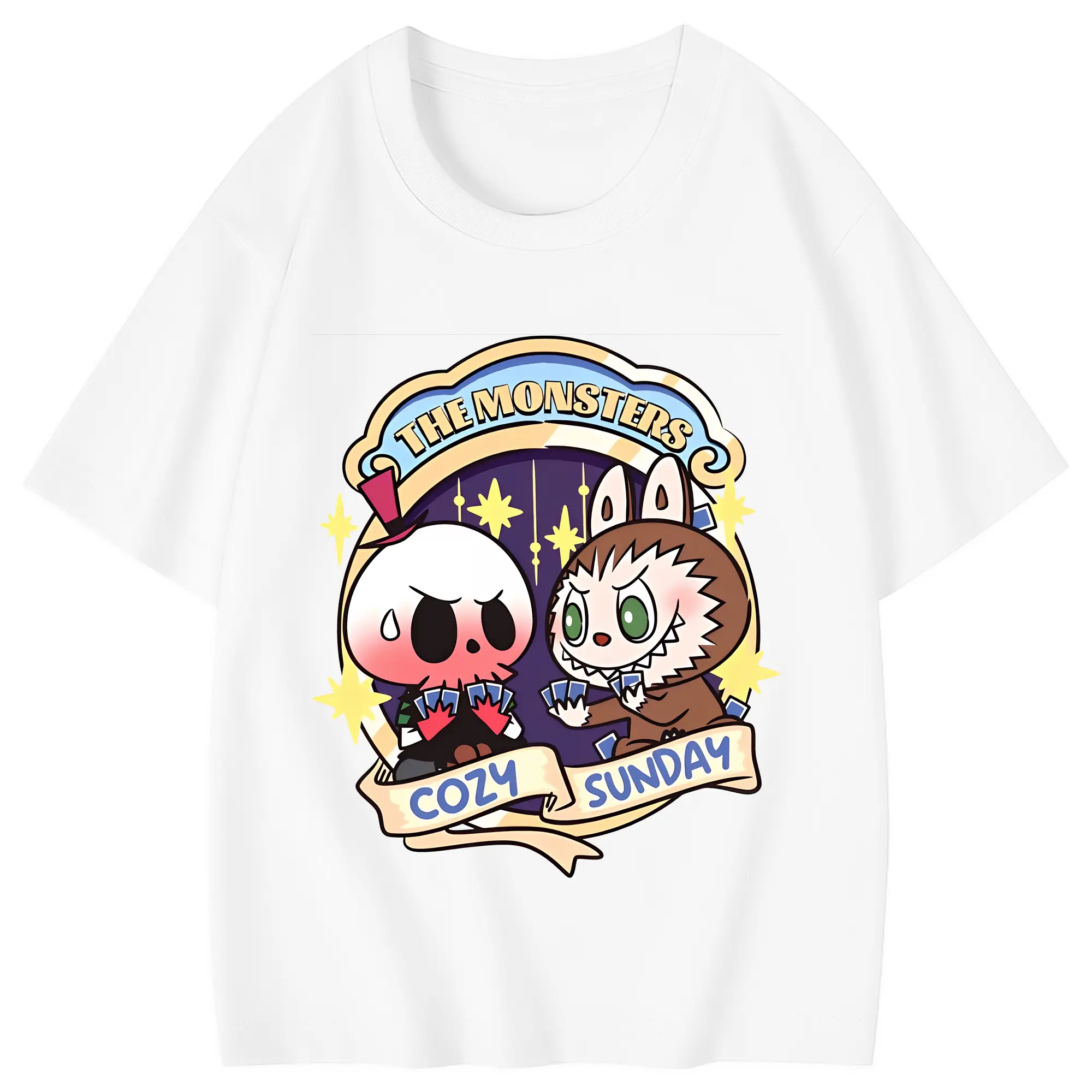 ラブブ グッズ モココ - 綿100％ キッズTシャツ ・ フロントプリント ・ 快適 通気性 ・ スポーツ カジュアル 散歩用