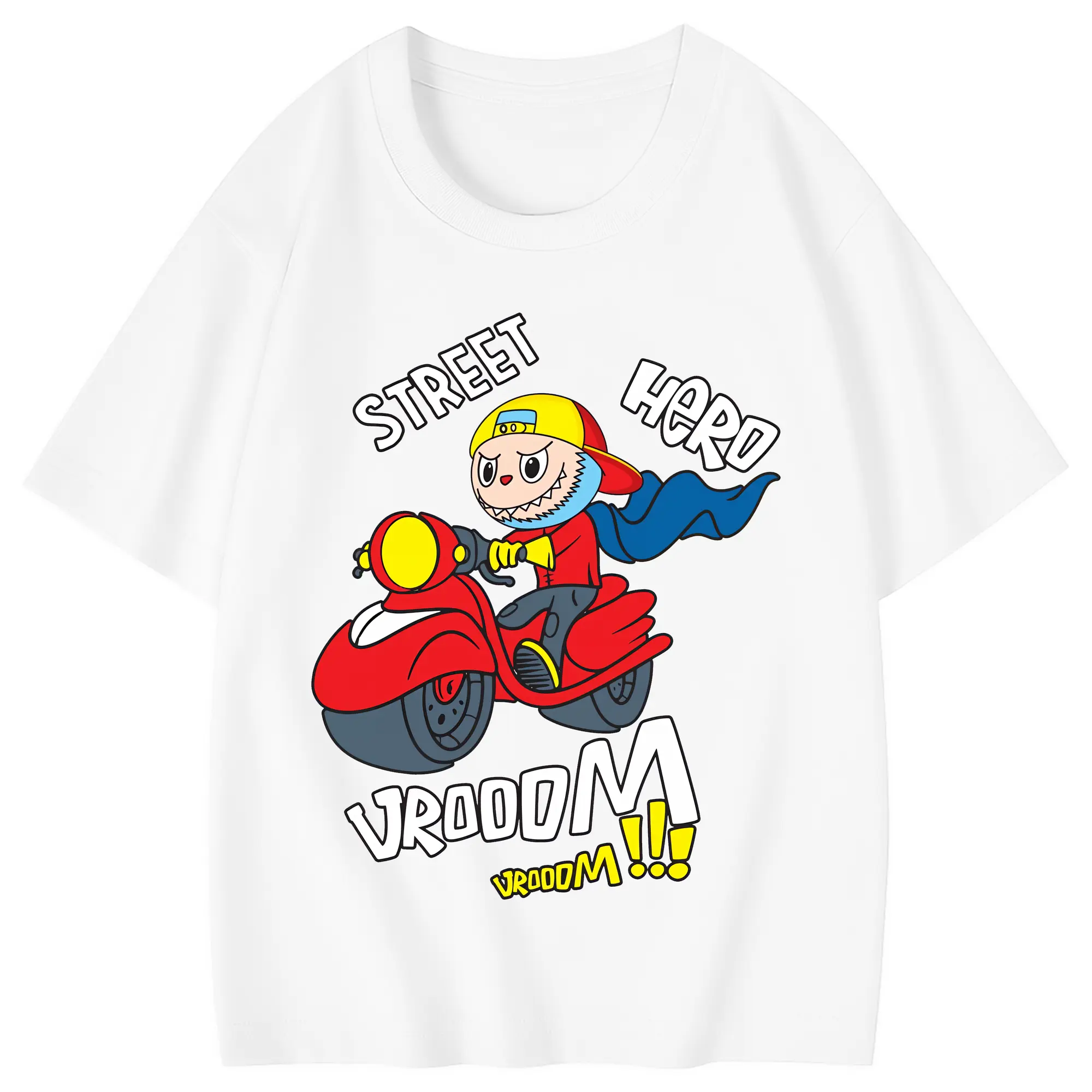 ラブブ グッズ モココ - 綿100％ キッズTシャツ ・ フロントプリント ・ 快適 通気性 ・ スポーツ カジュアル 散歩用