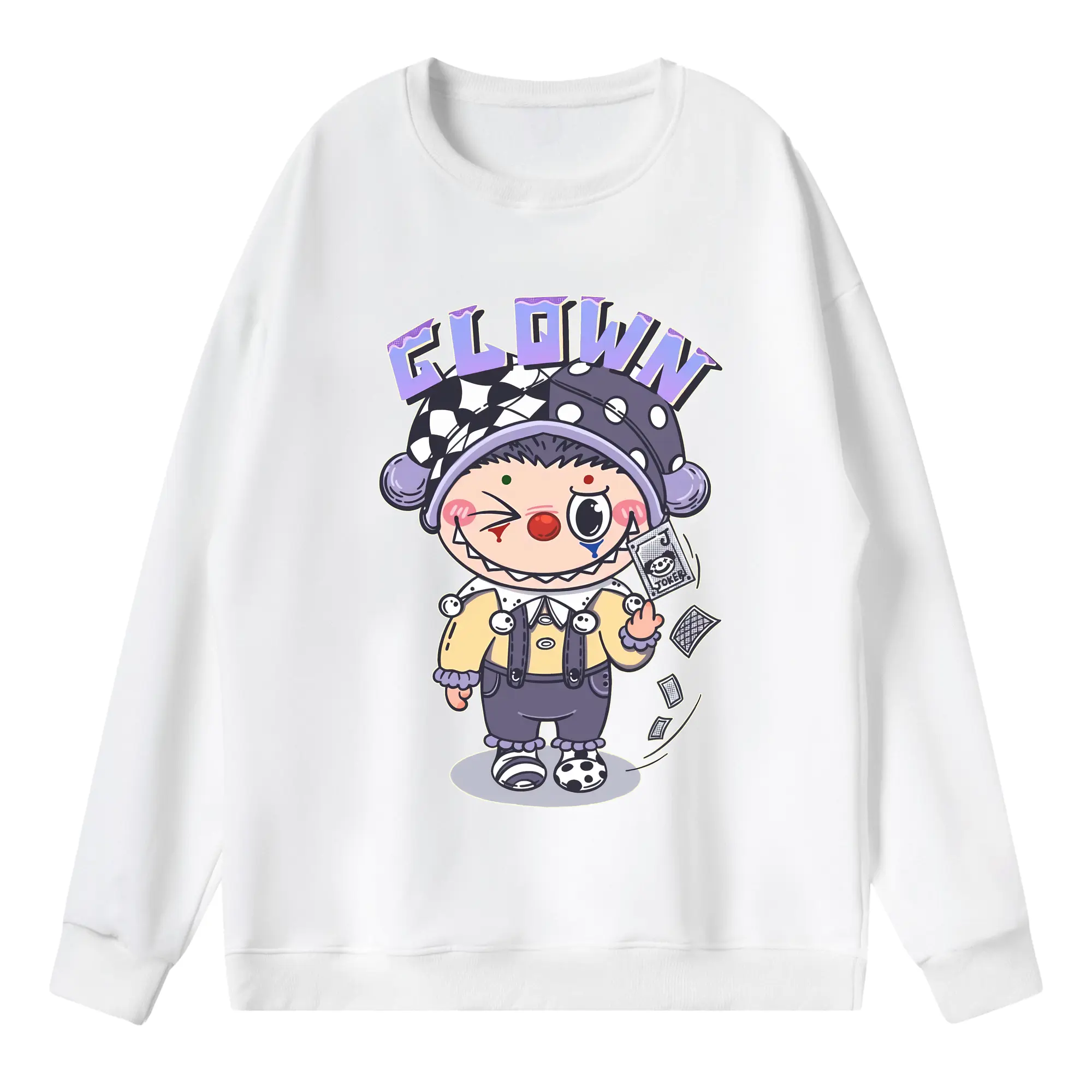 ラブブ グッズ モココ - 薄手 クルーネック スウェット 裏毛260g · ポリエステル 春秋向け カジュアル 男女兼用 · トレーナー デイリー スポーツ 散歩に最適