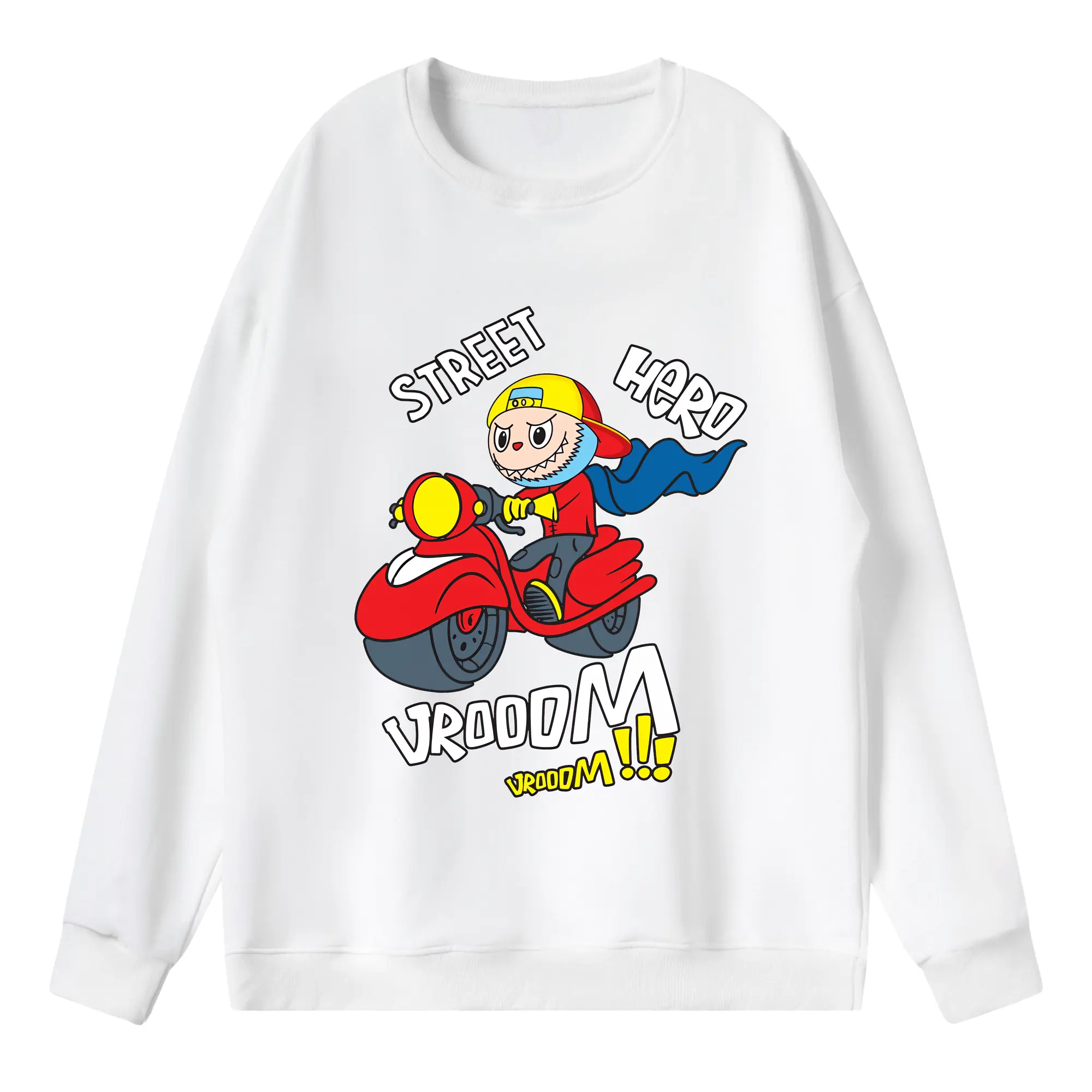 ラブブ グッズ モココ - 薄手 クルーネック スウェット 裏毛260g · ポリエステル 春秋向け カジュアル 男女兼用 · トレーナー デイリー スポーツ 散歩に最適