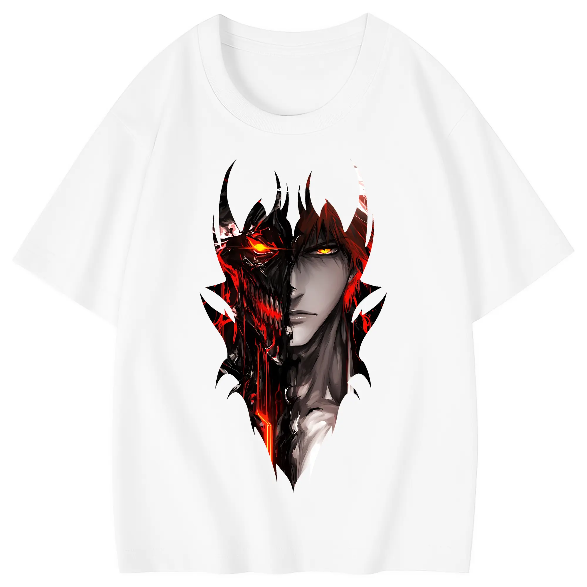 ブリーチ グッズ 黒崎 一護 - 綿100％ キッズTシャツ ・ フロントプリント ・ 快適 通気性 ・ スポーツ カジュアル 散歩用