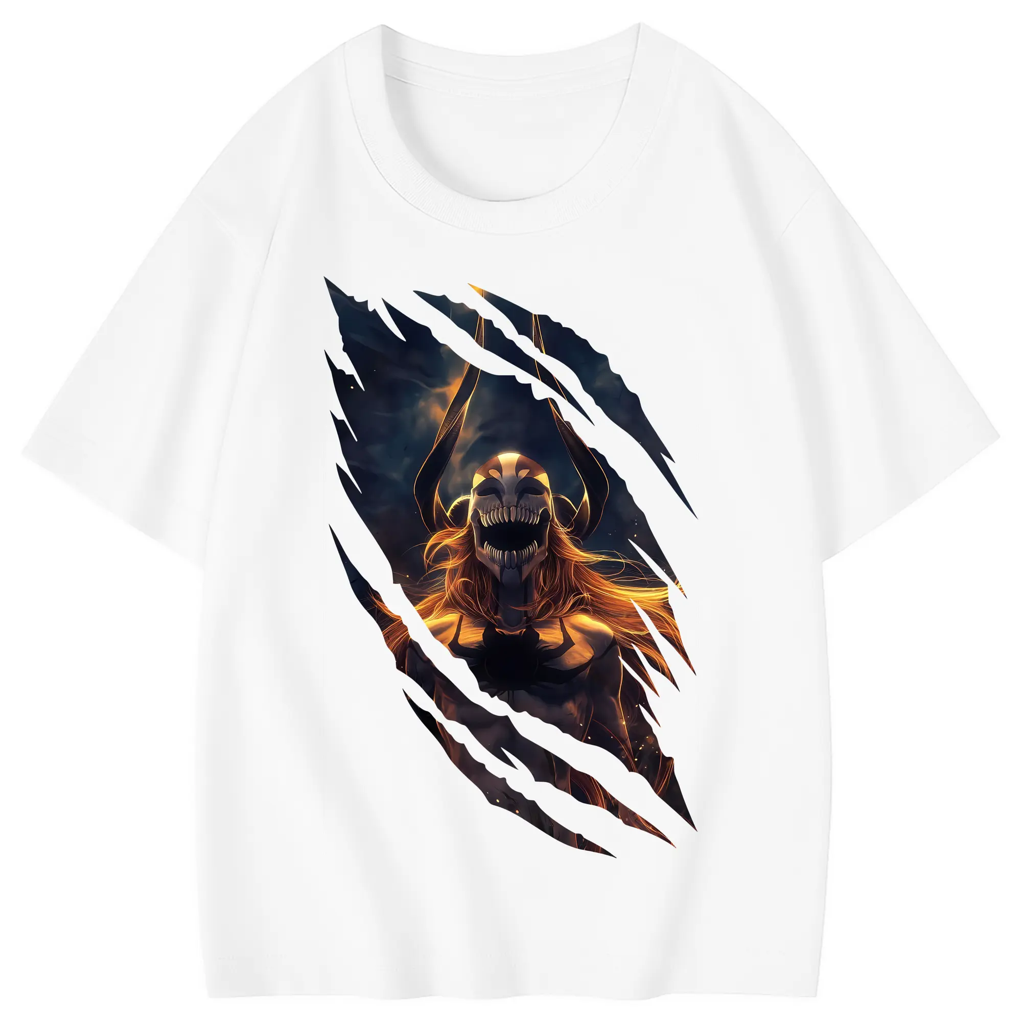 ブリーチ グッズ 黒崎 一護 - 綿100％ キッズTシャツ ・ フロントプリント ・ 快適 通気性 ・ スポーツ カジュアル 散歩用