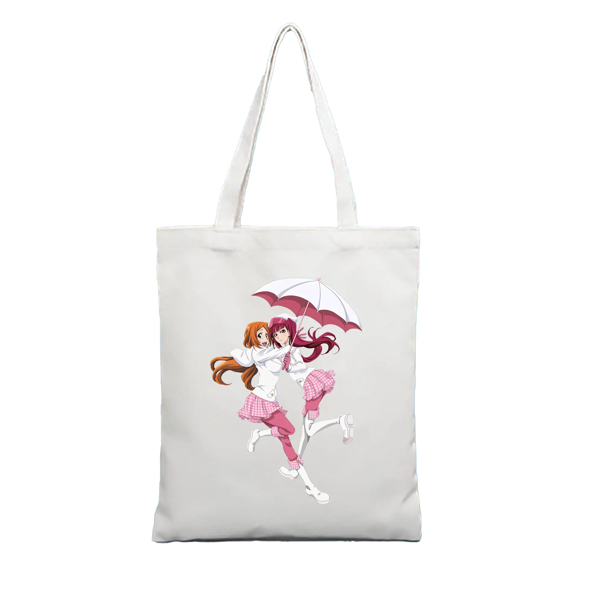ブリーチ グッズ 井上 織姫 - 縦型キャンバス手提げバッグ（トートバッグ） ・ キャンバス素材 ・ ショッピング用 ・ 軽量 丈夫 お手入れ簡単