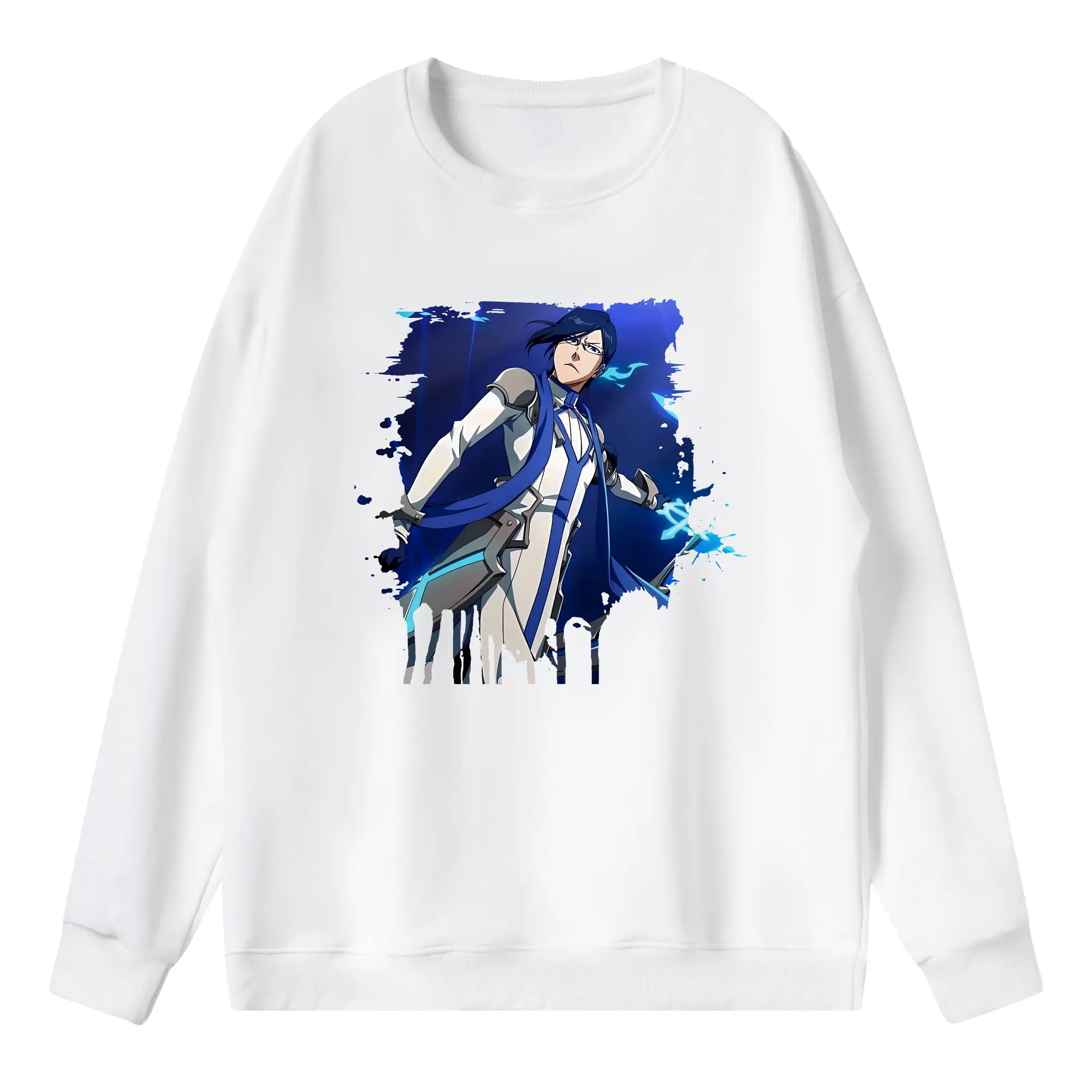 ブリーチ グッズ 石田 雨竜 - 薄手 クルーネック スウェット 裏毛260g · ポリエステル 春秋向け カジュアル 男女兼用 · トレーナー デイリー スポーツ 散歩に最適