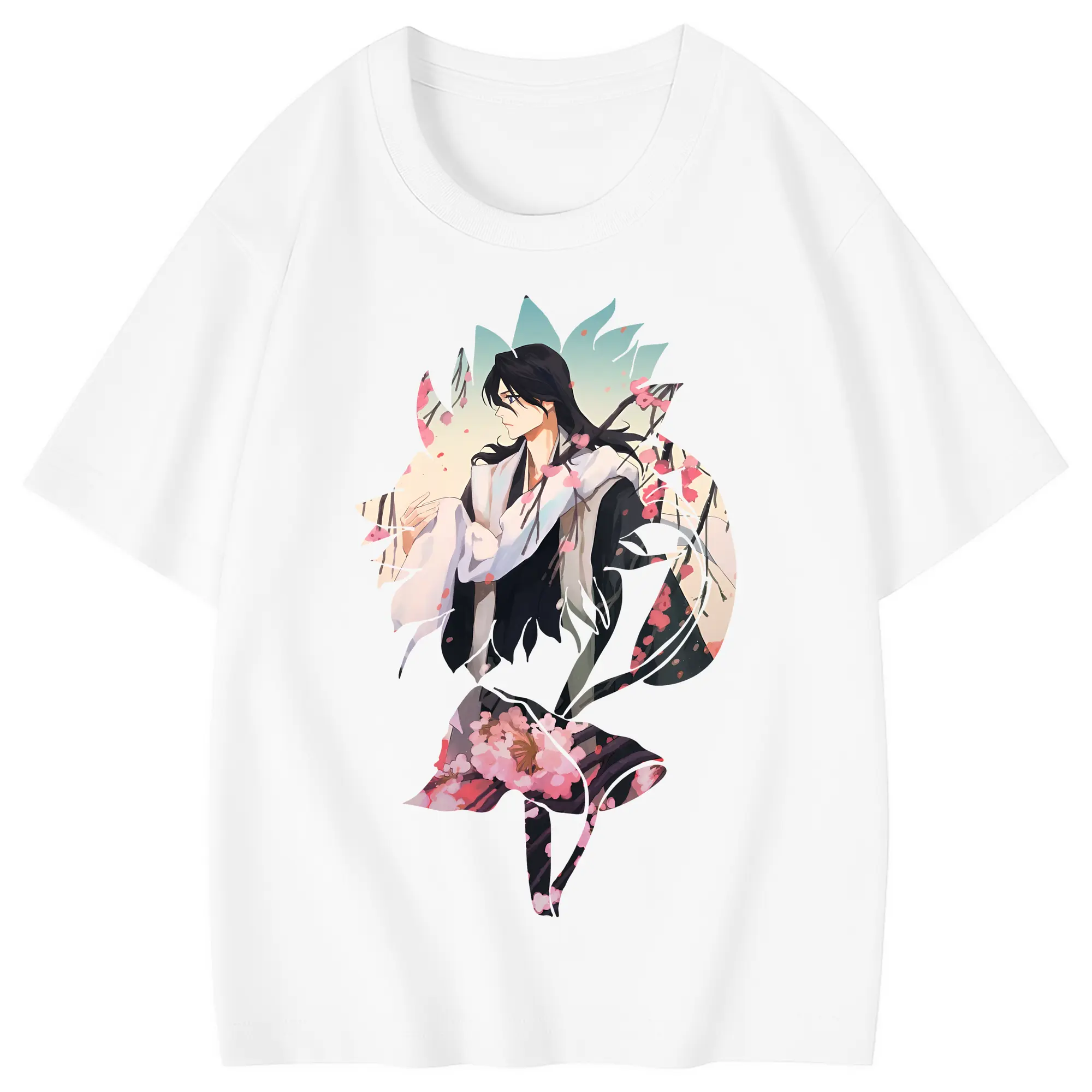 ブリーチ グッズ,朽木 白哉 - 綿100％ キッズTシャツ ・ フロントプリント ・ 快適 通気性 ・ スポーツ カジュアル 散歩用