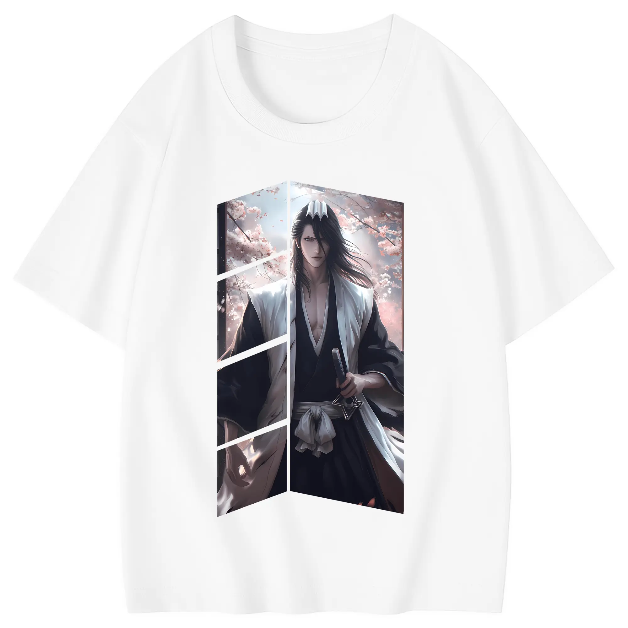 ブリーチ グッズ,朽木 白哉 - 綿100％ キッズTシャツ ・ フロントプリント ・ 快適 通気性 ・ スポーツ カジュアル 散歩用