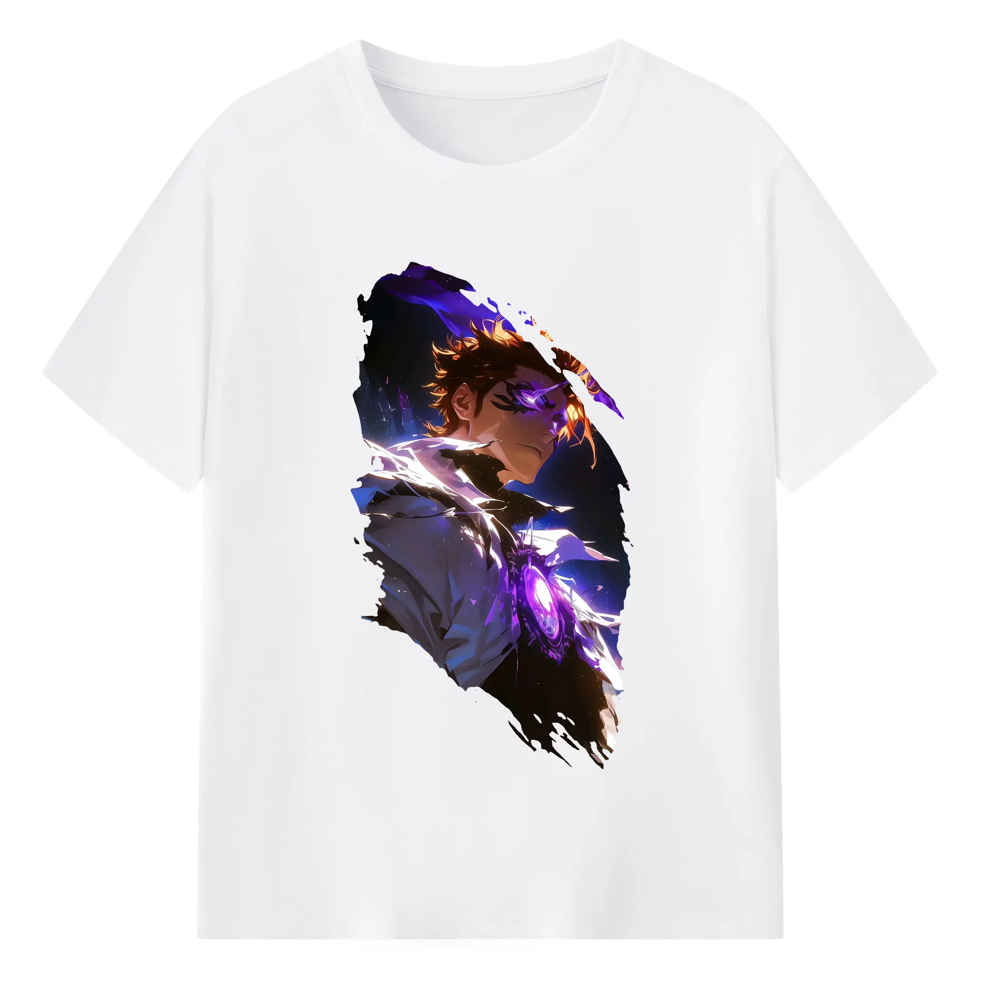 ブリーチ グッズ 藍染 惣右介 - 綿100％ 半袖Tシャツ ・ フロントプリント ・ 快適 通気性 ・ 日常使い 散歩 スポーツ用