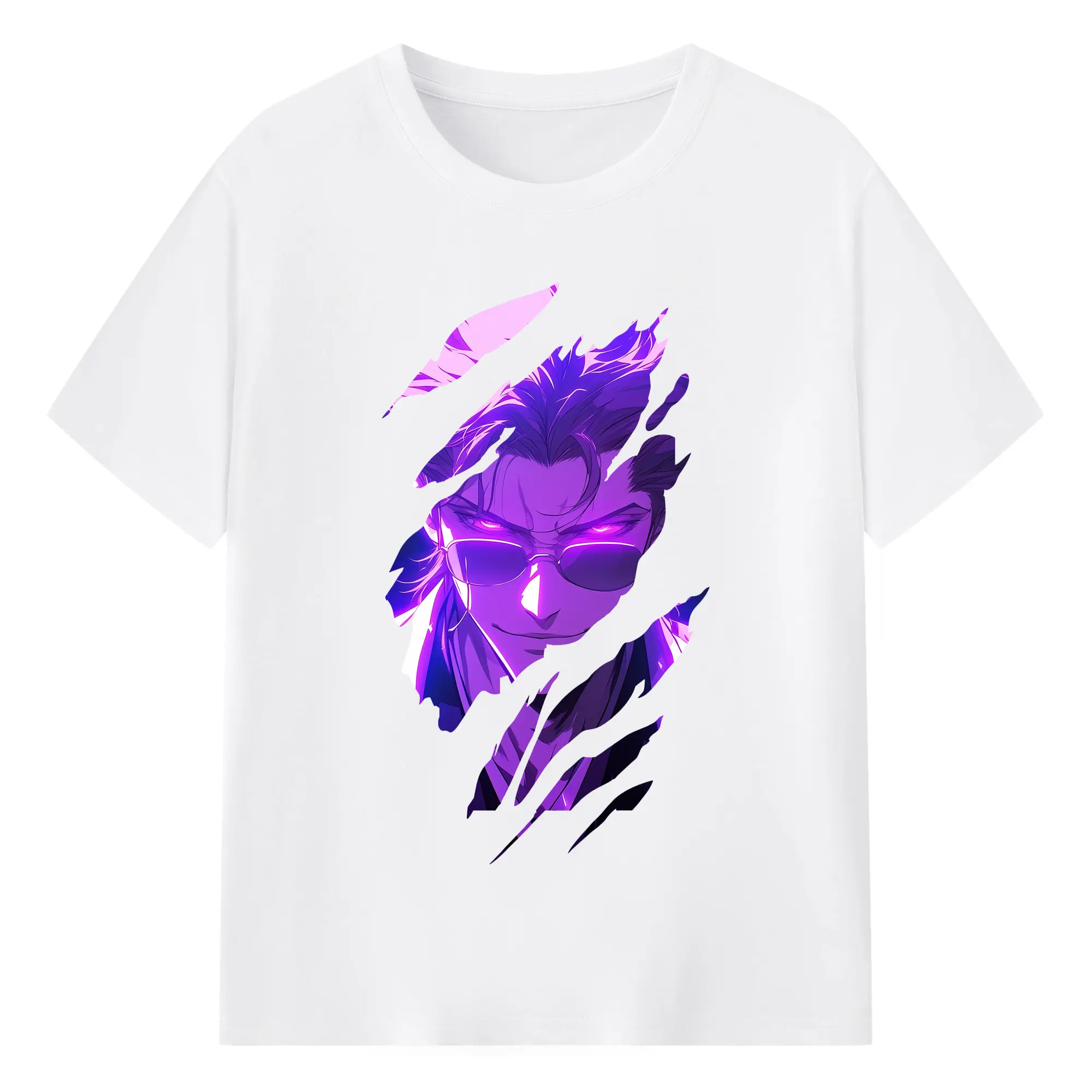 ブリーチ グッズ 藍染 惣右介 - 綿100％ 半袖Tシャツ ・ フロントプリント ・ 快適 通気性 ・ 日常使い 散歩 スポーツ用