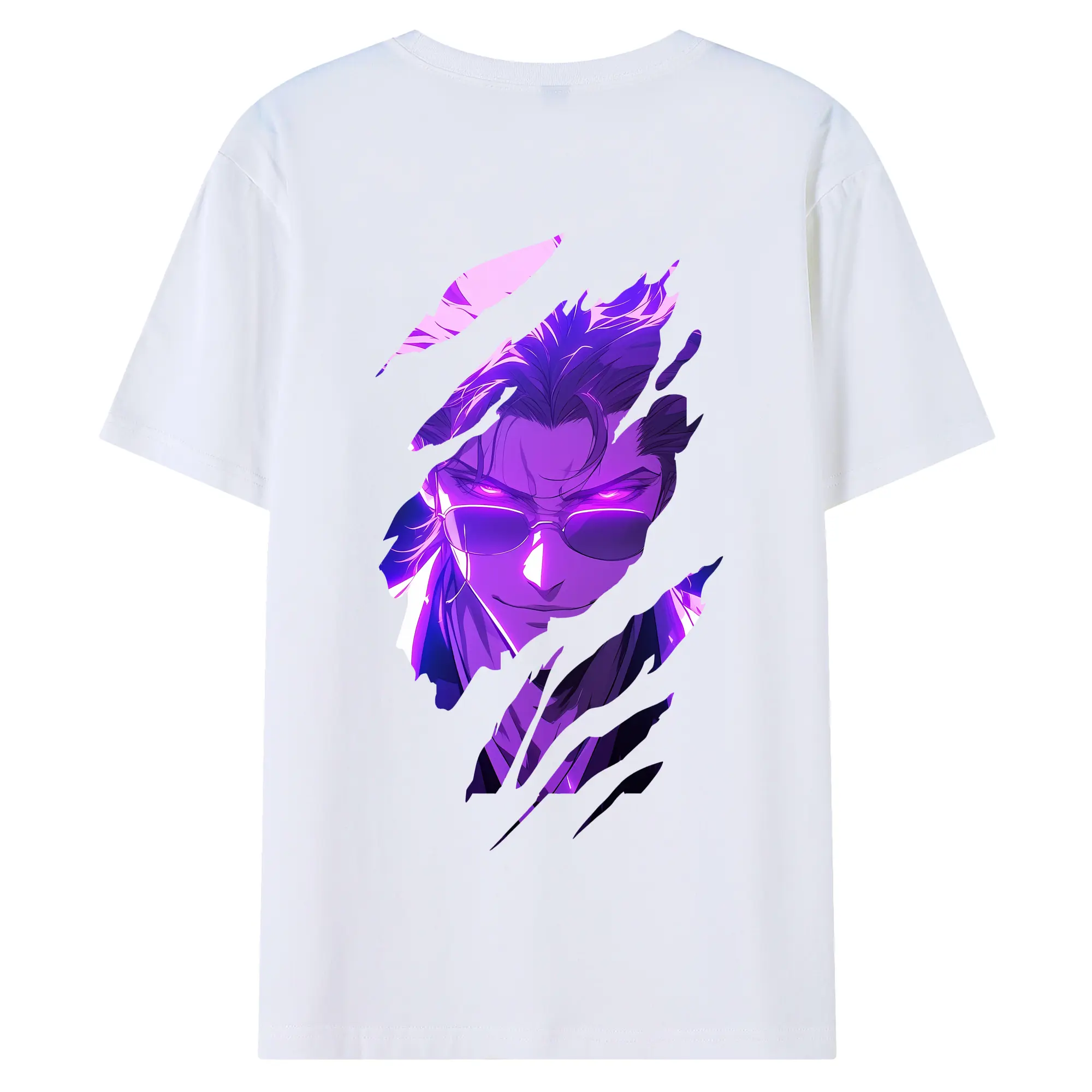 ブリーチ グッズ 藍染 惣右介 - 綿100％ 半袖Tシャツ ・ バックプリント ・ 快適 通気性 ・ 日常使い 散歩 スポーツ用