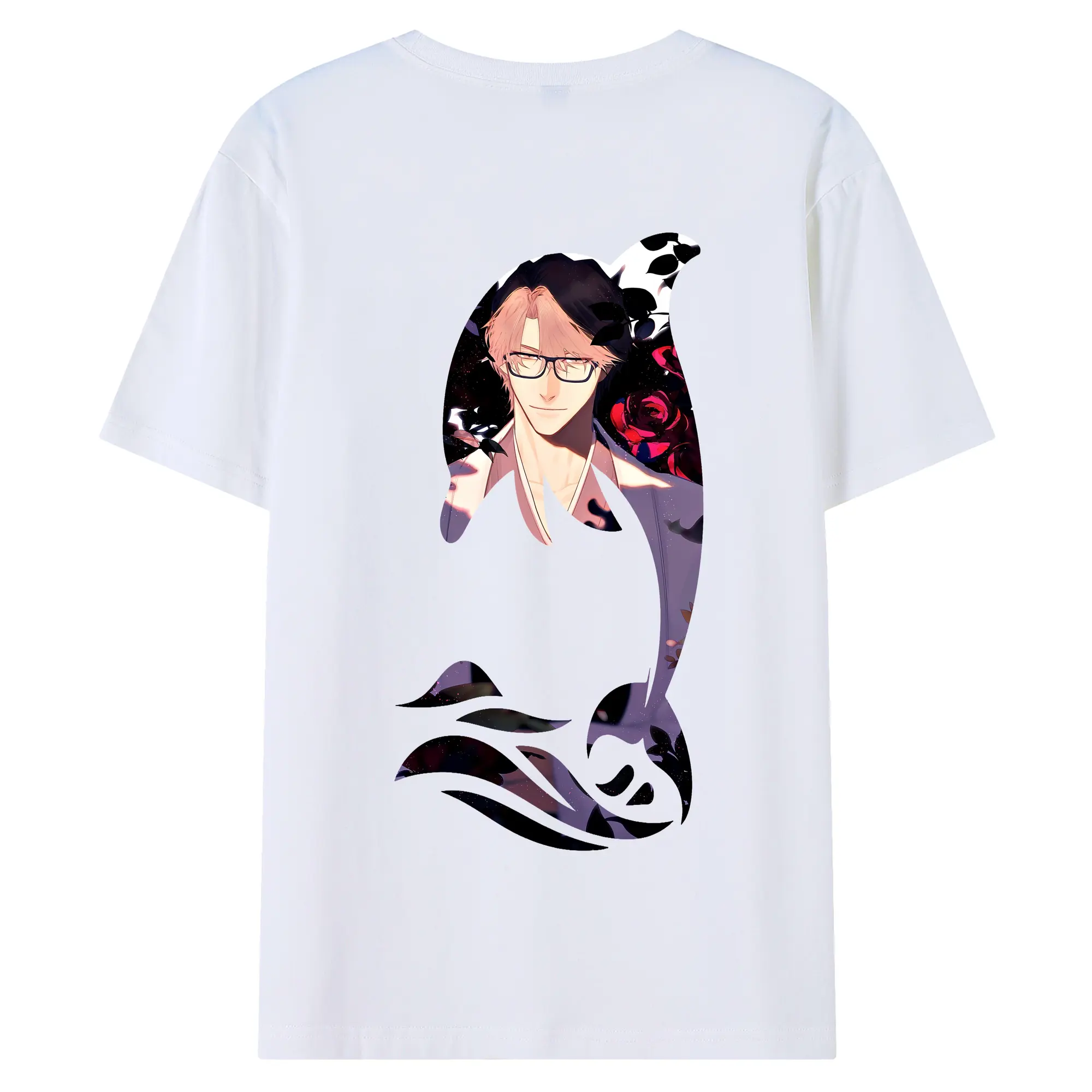 ブリーチ グッズ 藍染 惣右介 - 綿100％ 半袖Tシャツ ・ バックプリント ・ 快適 通気性 ・ 日常使い 散歩 スポーツ用