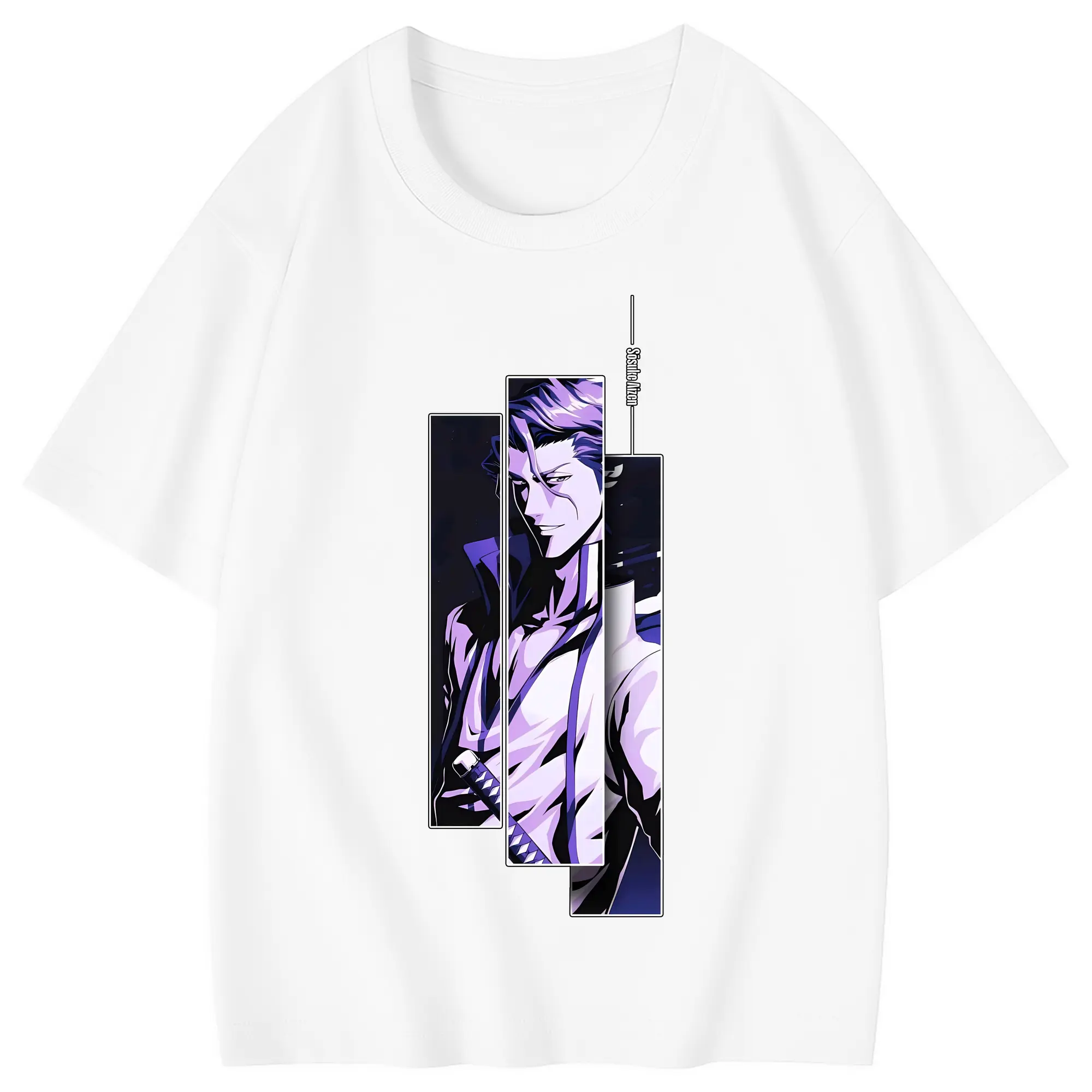 ブリーチ グッズ 藍染 惣右介 - 綿100％ キッズTシャツ ・ フロントプリント ・ 快適 通気性 ・ スポーツ カジュアル 散歩用