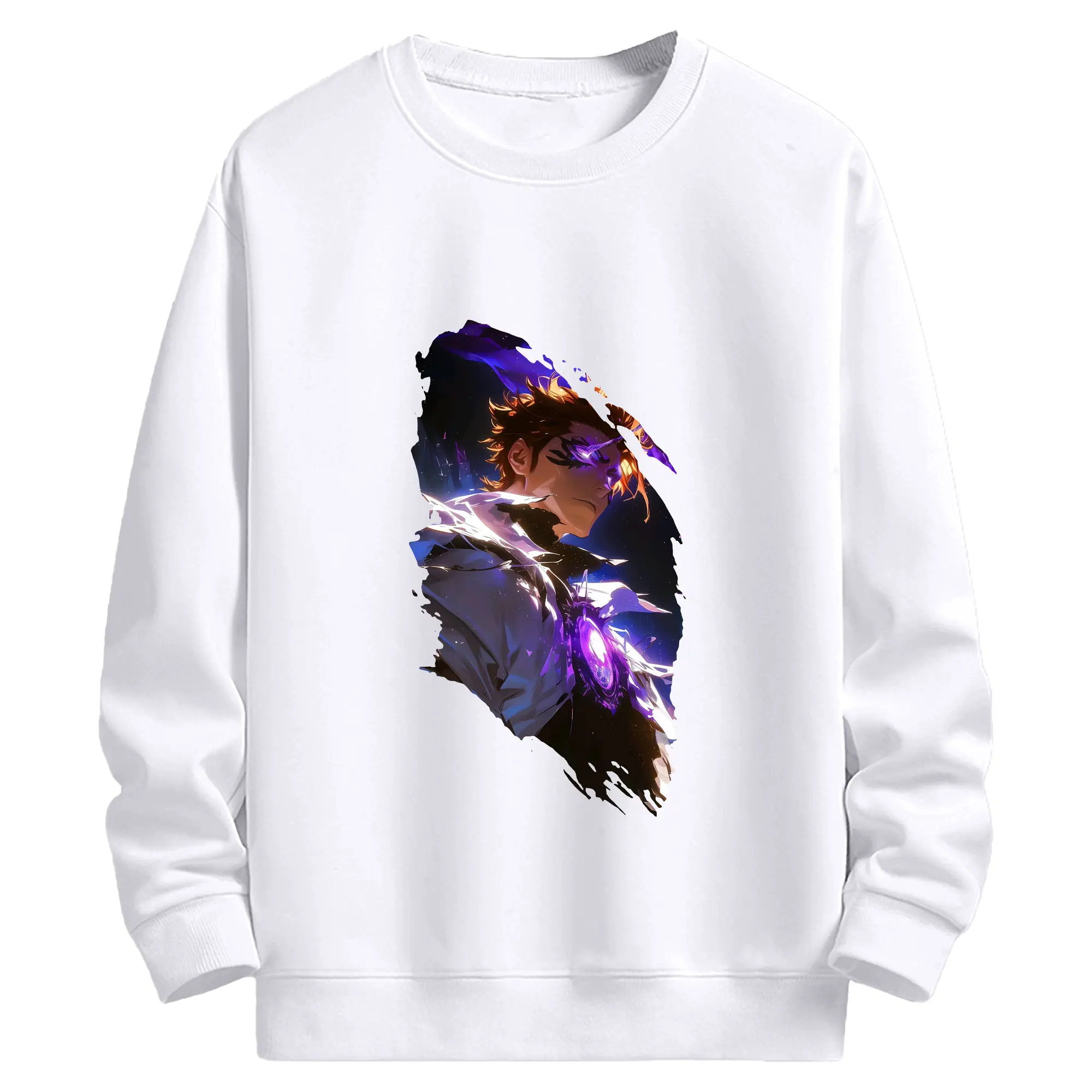 ブリーチ グッズ 藍染 惣右介 - 高品質 クルーネック スウェット ・ コットン59％ ポリエステル41％ ・ ユニセックス 長袖 トレーナー ・ カジュアル デイリー スポーツ 散歩用