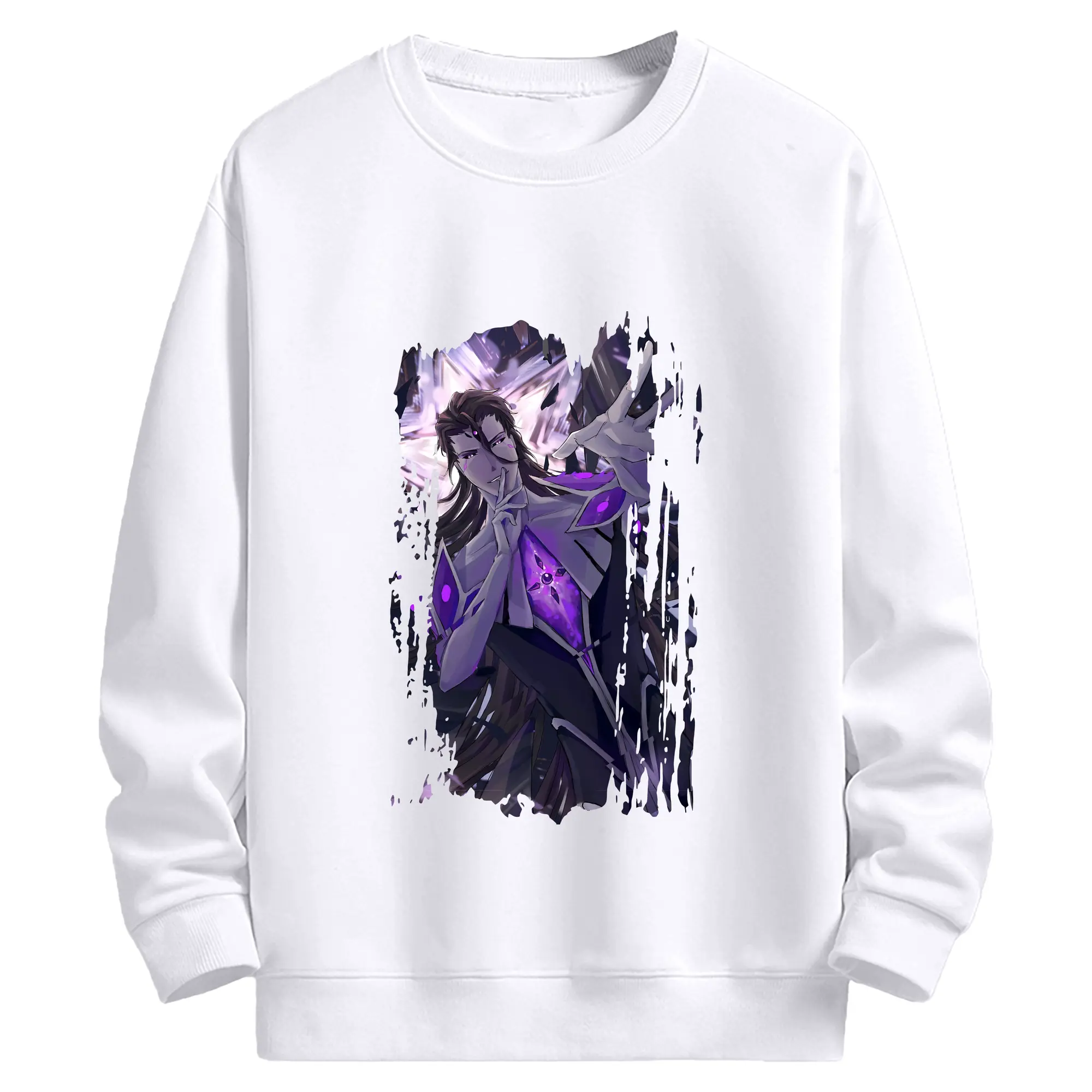 ブリーチ グッズ 藍染 惣右介 - 高品質 クルーネック スウェット ・ コットン59％ ポリエステル41％ ・ ユニセックス 長袖 トレーナー ・ カジュアル デイリー スポーツ 散歩用