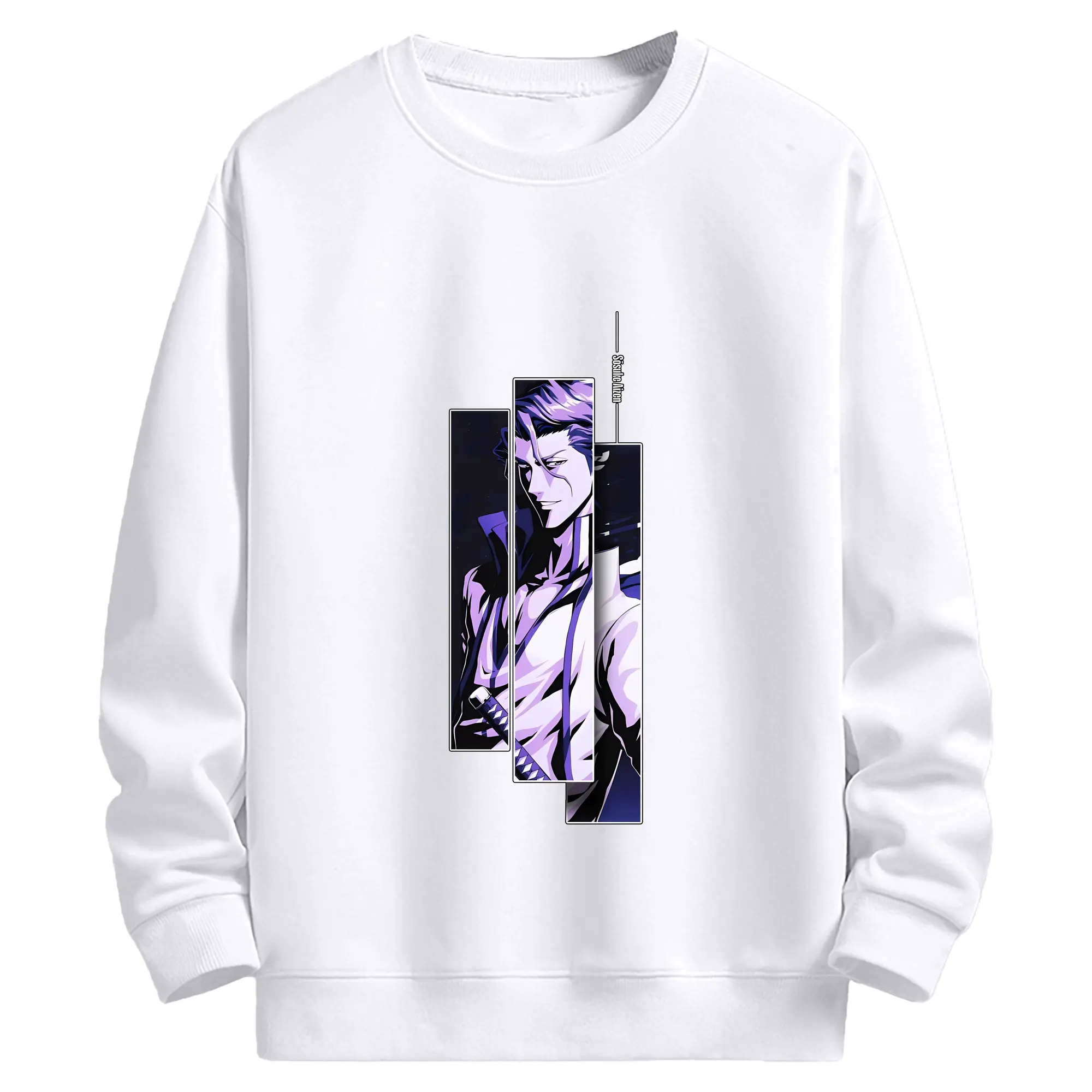 ブリーチ グッズ 藍染 惣右介 - 高品質 クルーネック スウェット ・ コットン59％ ポリエステル41％ ・ ユニセックス 長袖 トレーナー ・ カジュアル デイリー スポーツ 散歩用