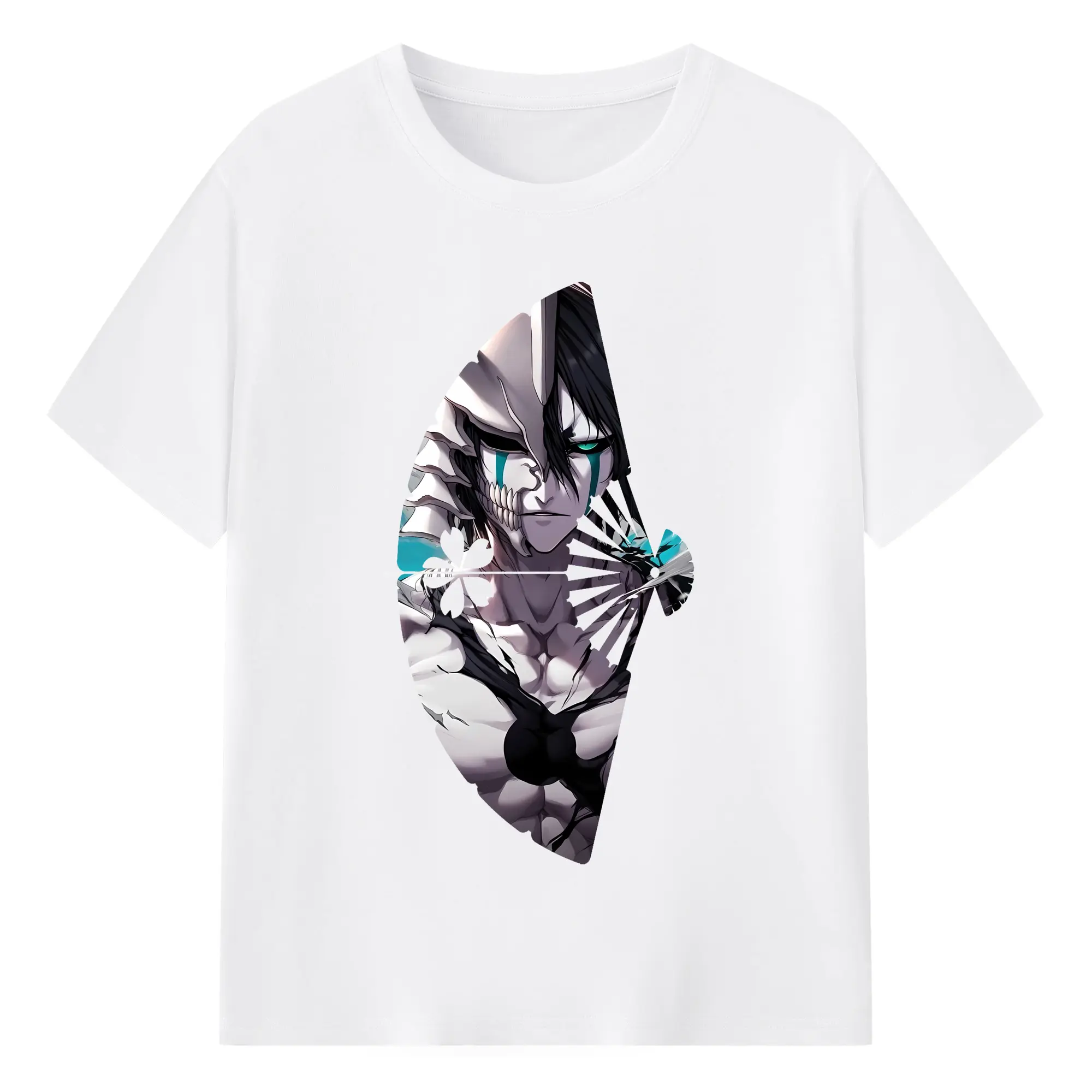 ブリーチ グッズ ウルキオラ・シファー - 綿100％ 半袖Tシャツ ・ フロントプリント ・ 快適 通気性 ・ 日常使い 散歩 スポーツ用