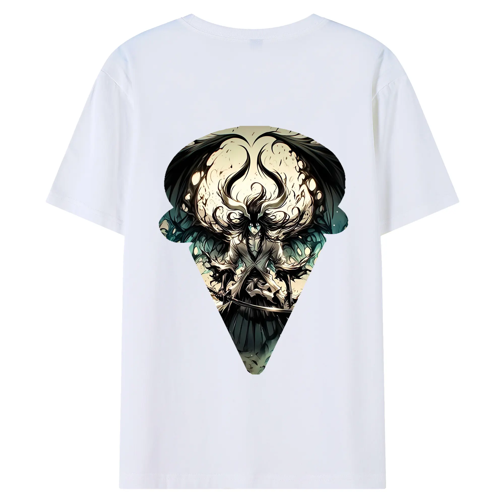 ブリーチ グッズ ウルキオラ・シファー - 綿100％ 半袖Tシャツ ・ バックプリント ・ 快適 通気性 ・ 日常使い 散歩 スポーツ用