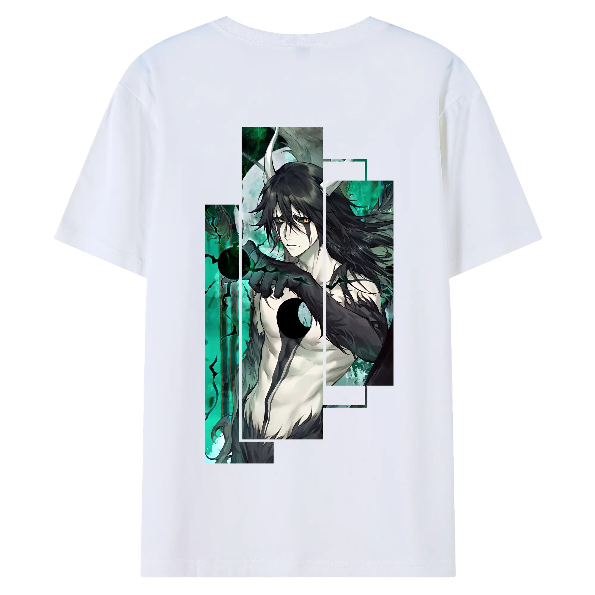 ブリーチ グッズ ウルキオラ・シファー - 綿100％ 半袖Tシャツ ・ バックプリント ・ 快適 通気性 ・ 日常使い 散歩 スポーツ用