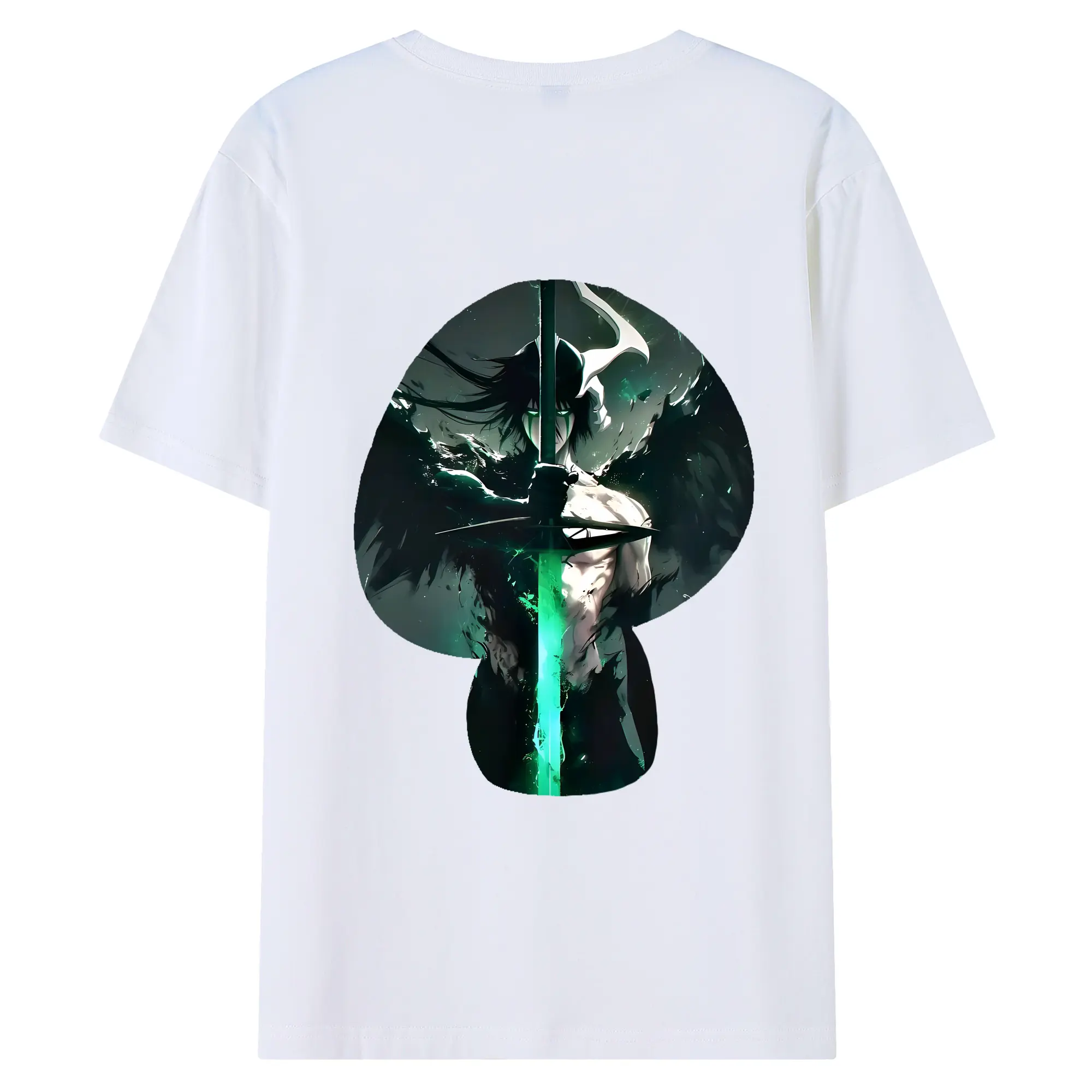 ブリーチ グッズ ウルキオラ・シファー - 綿100％ 半袖Tシャツ ・ バックプリント ・ 快適 通気性 ・ 日常使い 散歩 スポーツ用