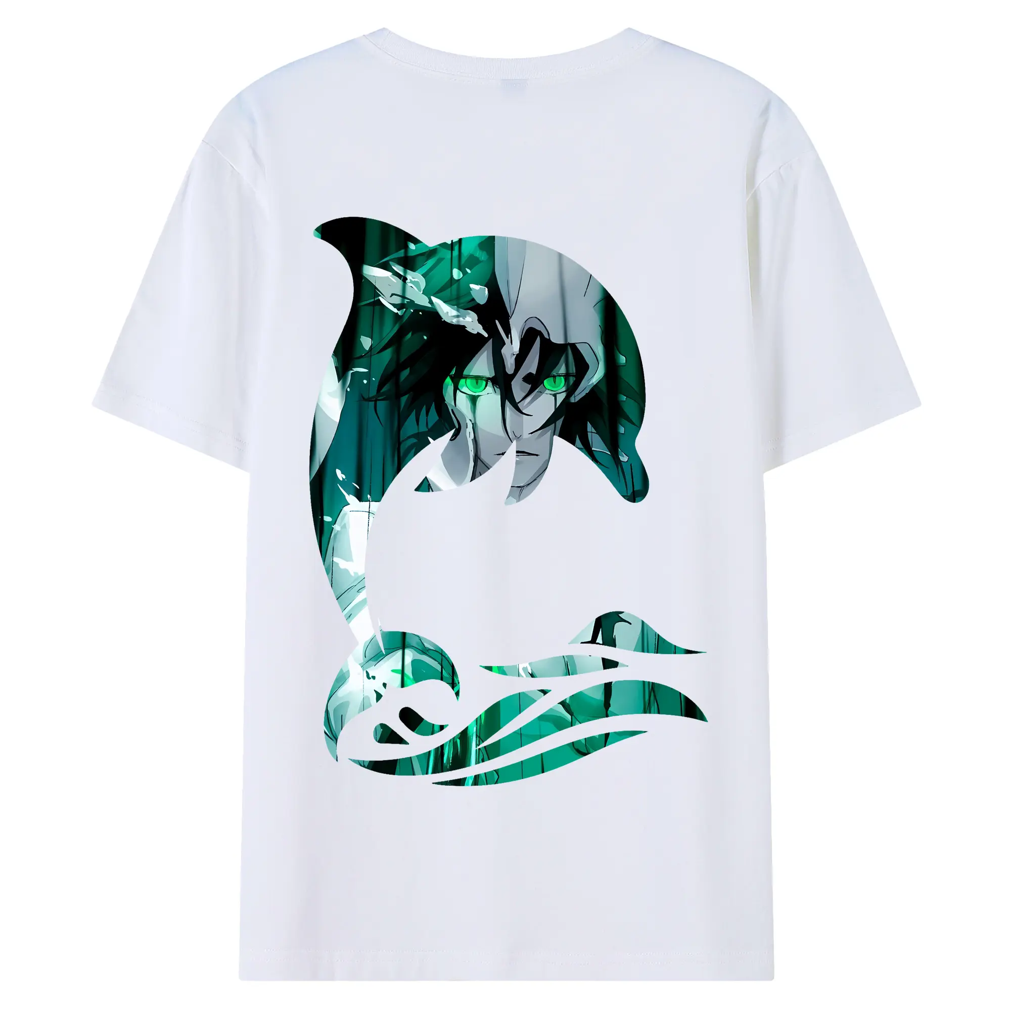 ブリーチ グッズ ウルキオラ・シファー - 綿100％ 半袖Tシャツ ・ バックプリント ・ 快適 通気性 ・ 日常使い 散歩 スポーツ用