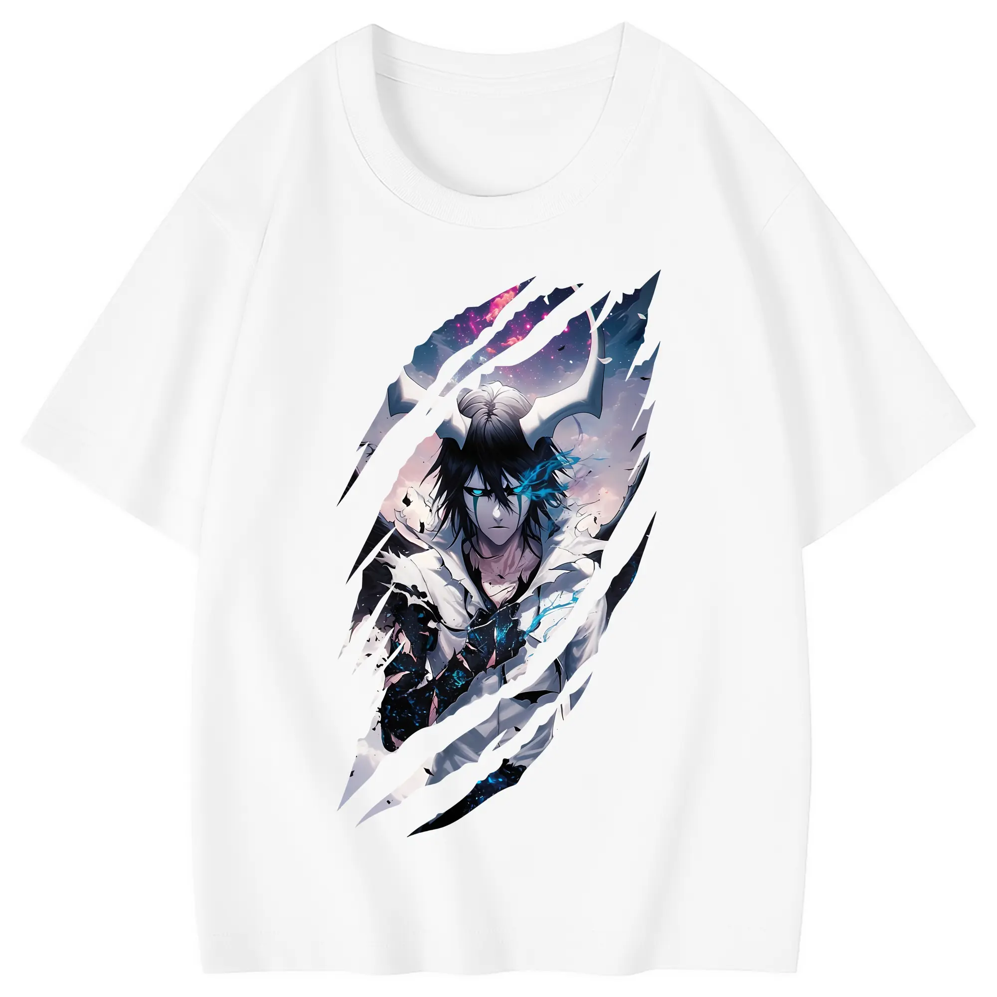 ブリーチ グッズ ウルキオラ・シファー - 綿100％ キッズTシャツ ・ フロントプリント ・ 快適 通気性 ・ スポーツ カジュアル 散歩用