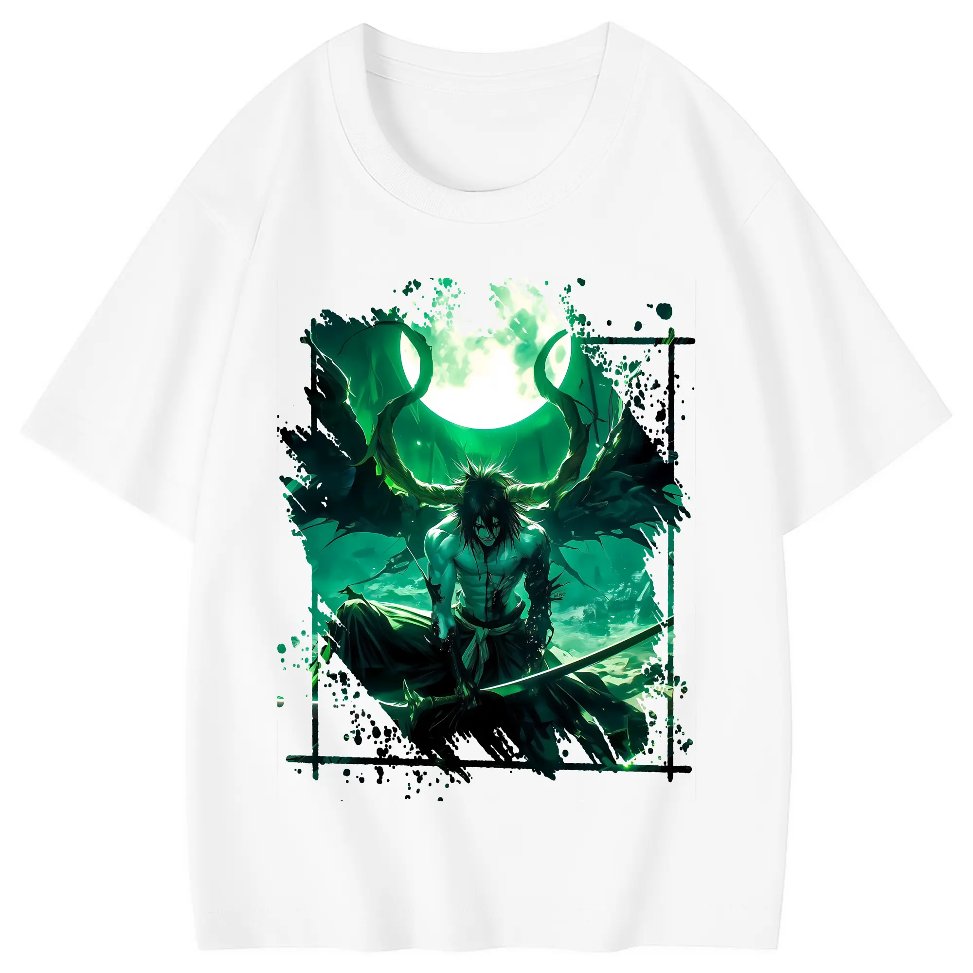 ブリーチ グッズ ウルキオラ・シファー - 綿100％ キッズTシャツ ・ フロントプリント ・ 快適 通気性 ・ スポーツ カジュアル 散歩用