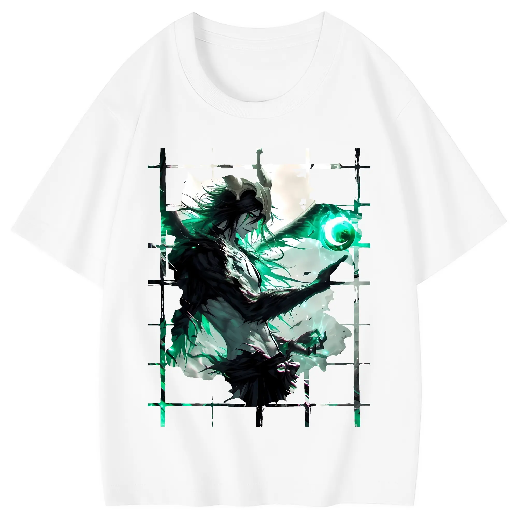 ブリーチ グッズ ウルキオラ・シファー - 綿100％ キッズTシャツ ・ フロントプリント ・ 快適 通気性 ・ スポーツ カジュアル 散歩用