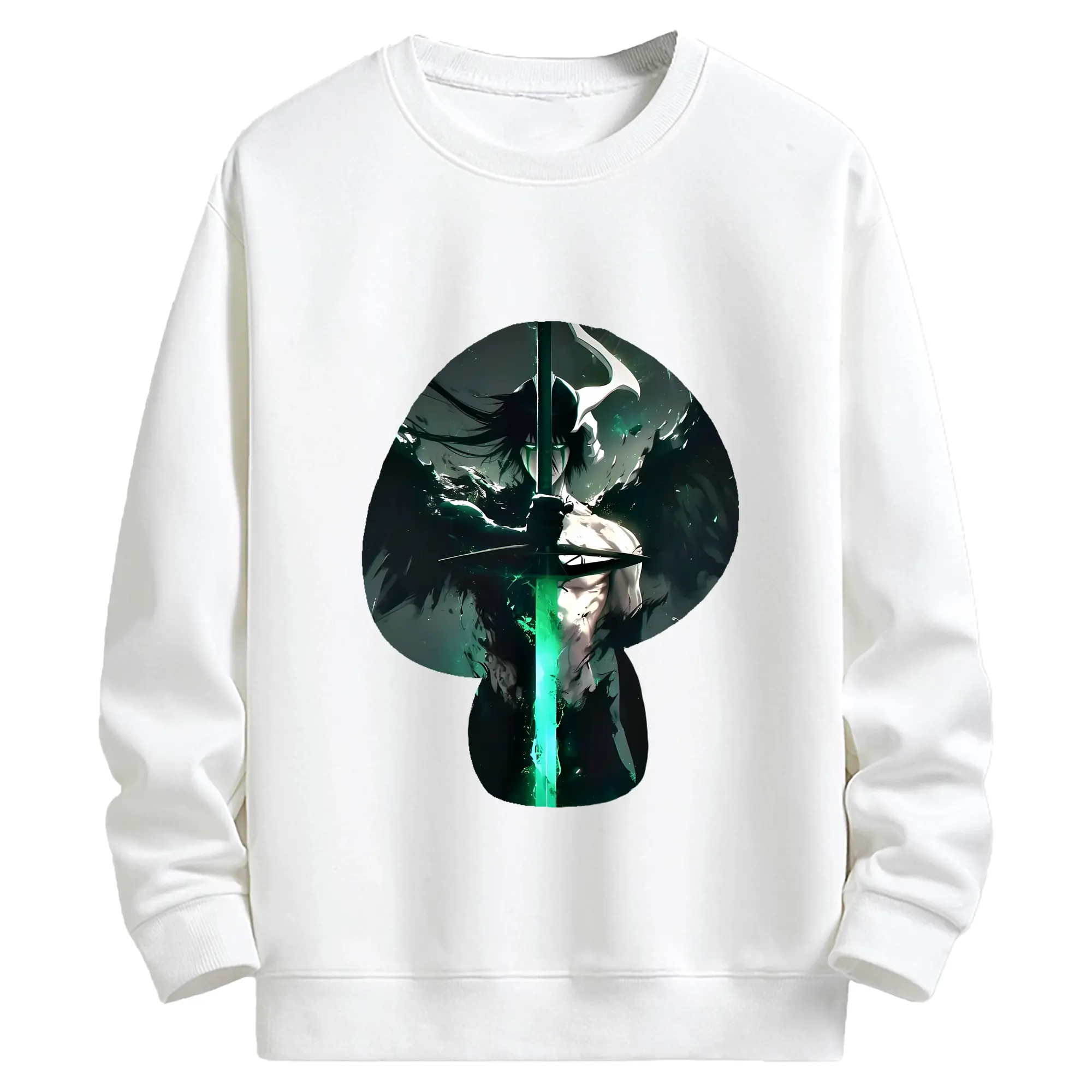 ブリーチ グッズ ウルキオラ・シファー - キッズ クルーネックスウェットシャツ ・ フロントプリント ・ 綿80％ ポリエステル20％ ・ 快適 通学 スポーツ 日常使い お散歩用