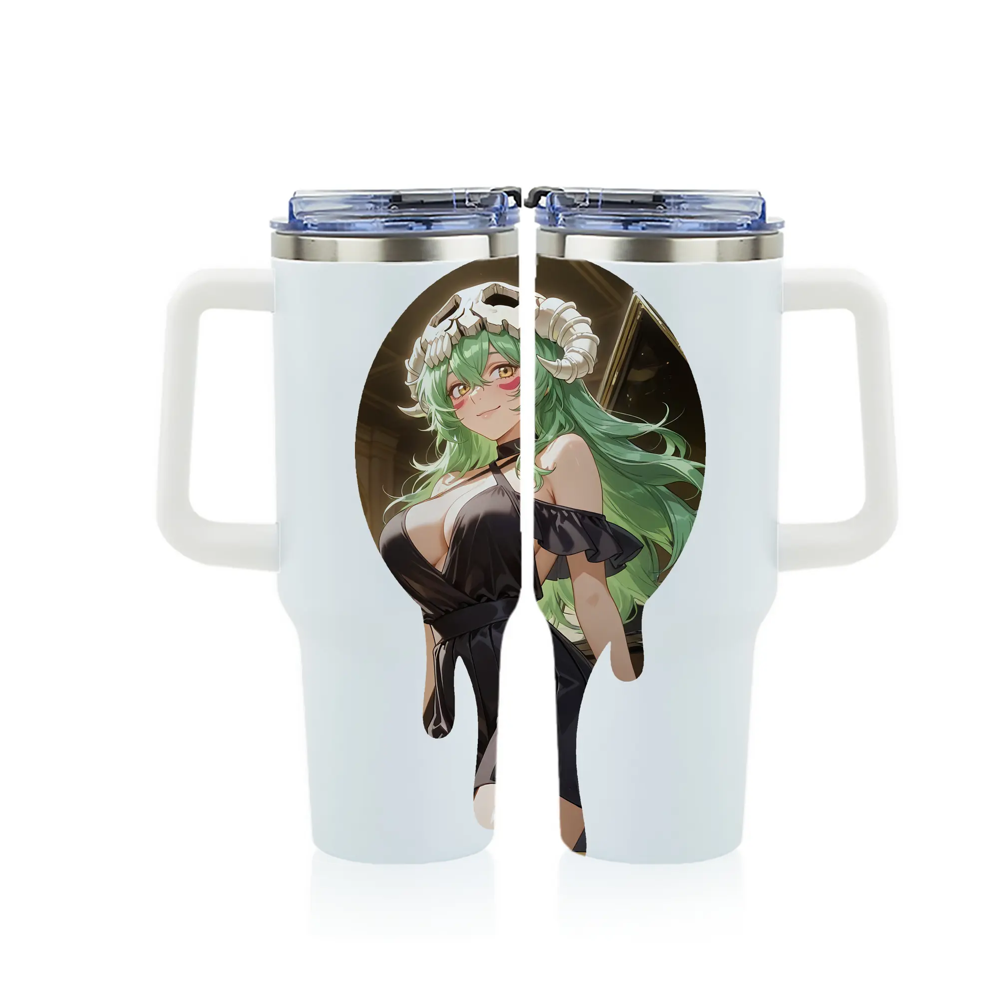 ブリーチ グッズ ネリエル・トゥ・オーデルシュヴァンク - 1200mL フルプリント車用タンブラー ・ 304ステンレス 内側 ・ 201ステンレス 外側 ・ 保温 保冷 ・ 通勤 ドライブ アウトドア用