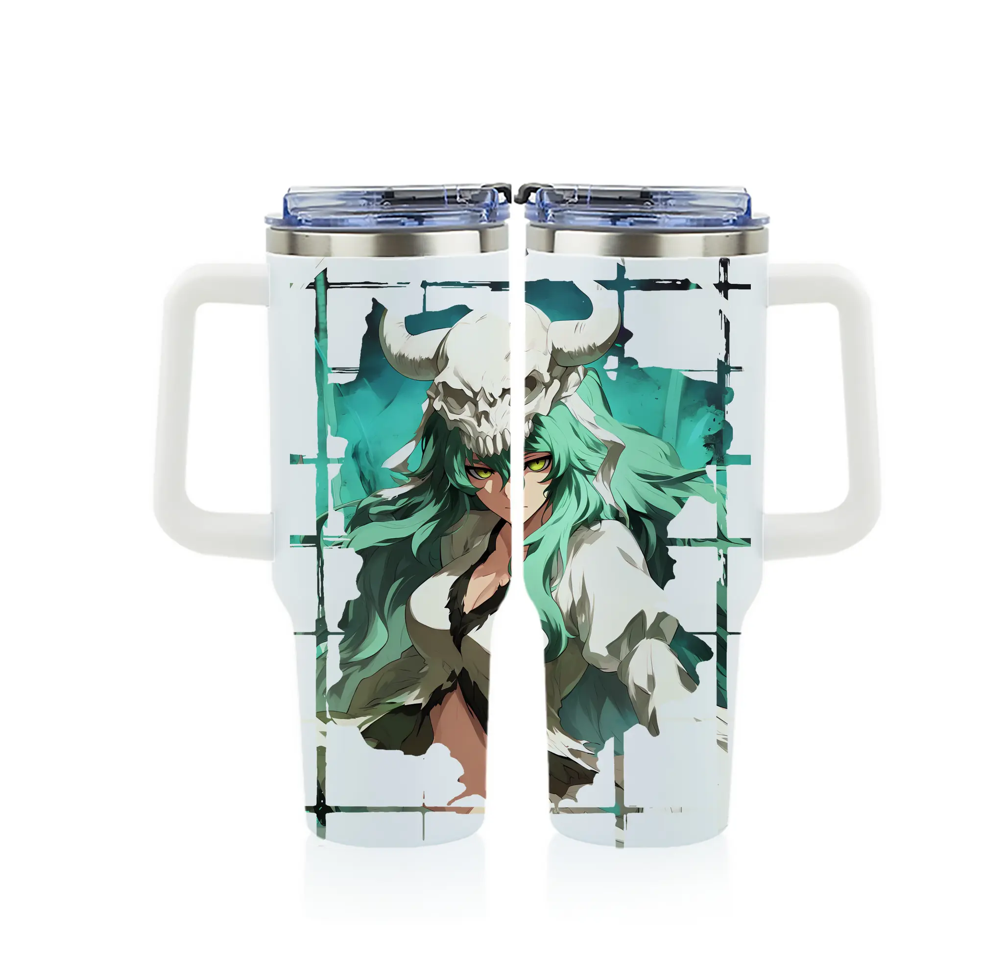 ブリーチ グッズ ネリエル・トゥ・オーデルシュヴァンク - 1200mL フルプリント車用タンブラー ・ 304ステンレス 内側 ・ 201ステンレス 外側 ・ 保温 保冷 ・ 通勤 ドライブ アウトドア用