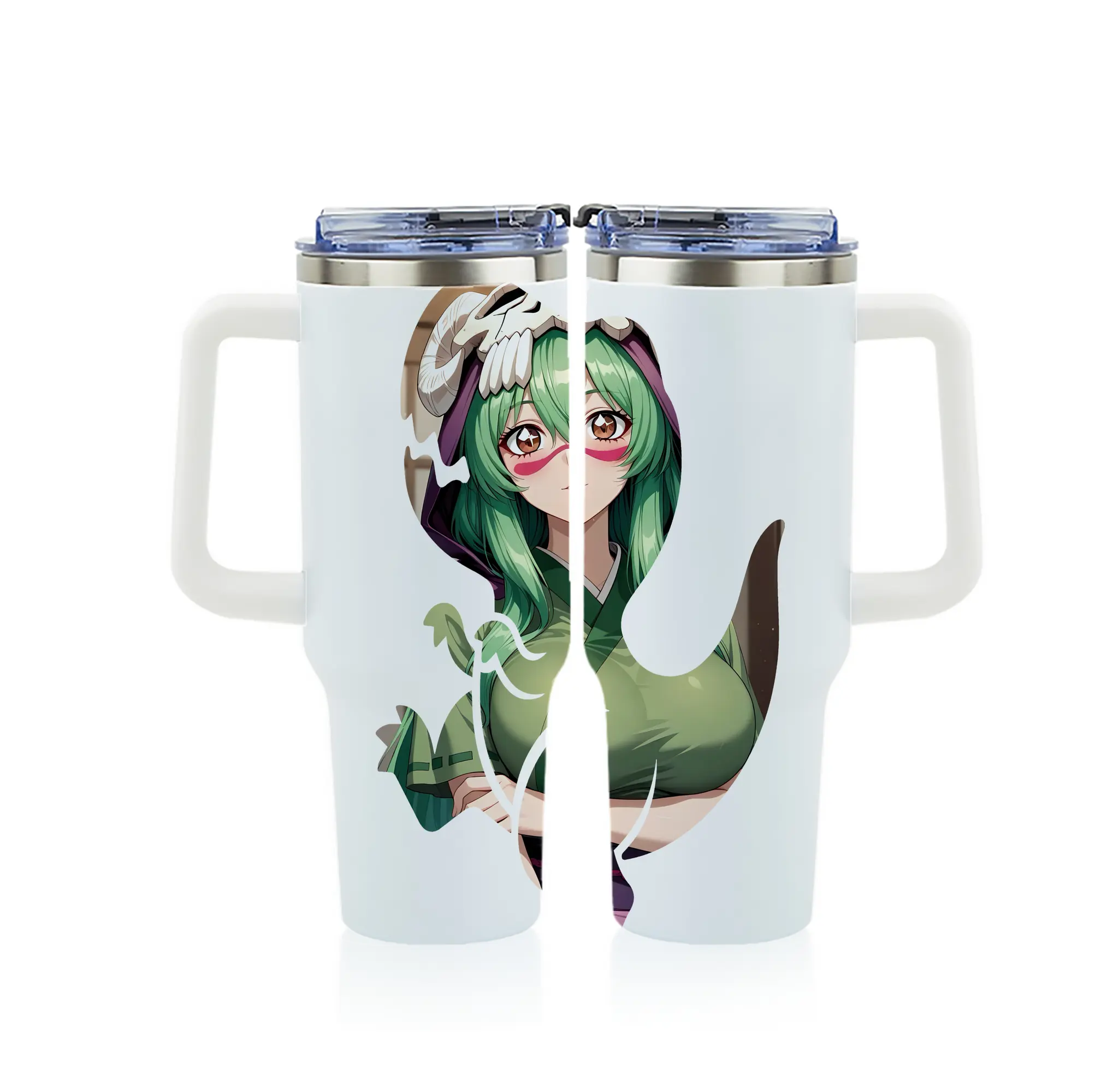 ブリーチ グッズ ネリエル・トゥ・オーデルシュヴァンク - 1200mL フルプリント車用タンブラー ・ 304ステンレス 内側 ・ 201ステンレス 外側 ・ 保温 保冷 ・ 通勤 ドライブ アウトドア用