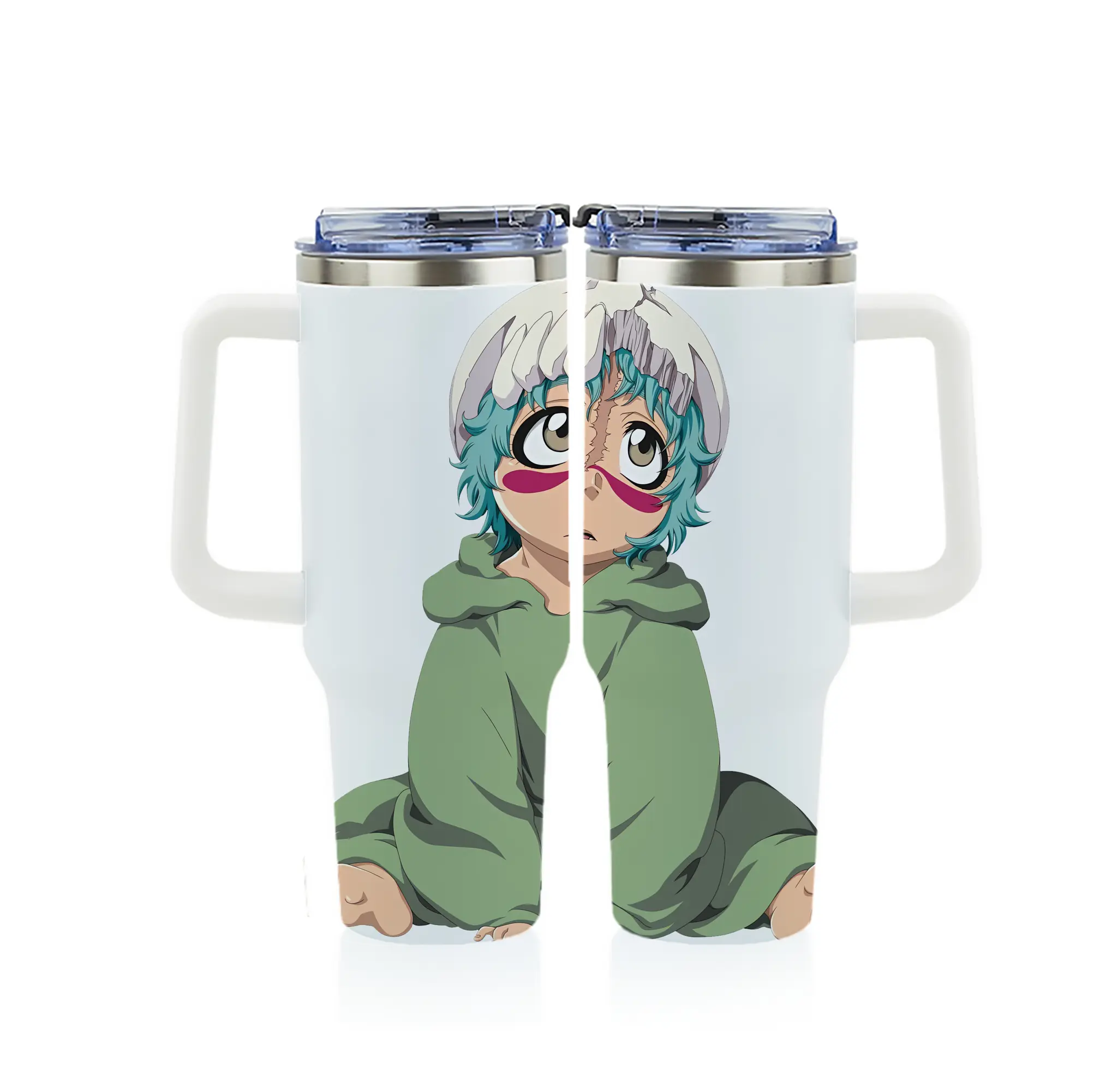 ブリーチ グッズ ネリエル・トゥ・オーデルシュヴァンク - 1200mL フルプリント車用タンブラー ・ 304ステンレス 内側 ・ 201ステンレス 外側 ・ 保温 保冷 ・ 通勤 ドライブ アウトドア用