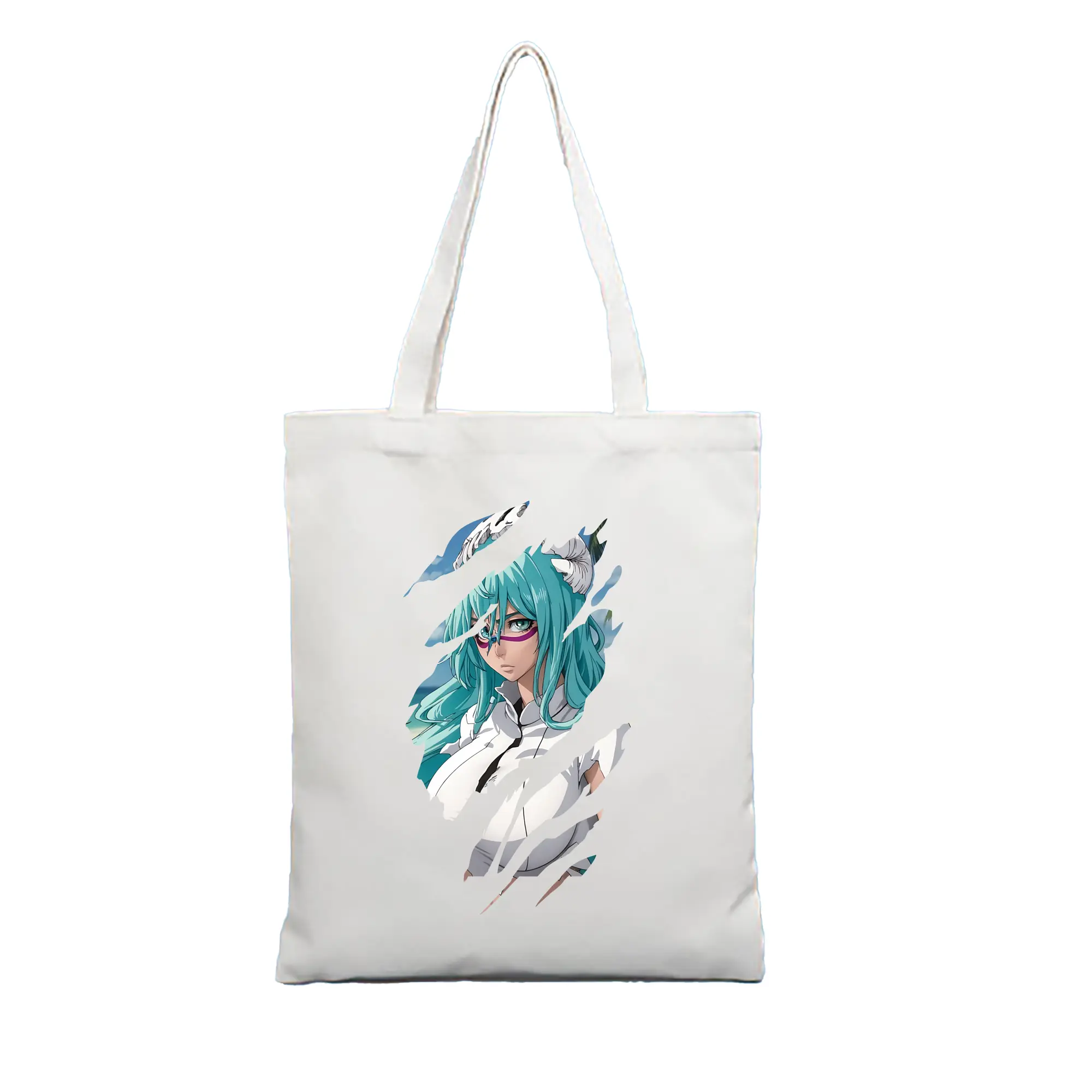 ブリーチ グッズ ネリエル・トゥ・オーデルシュヴァンク - 縦型キャンバス手提げバッグ（トートバッグ） ・ キャンバス素材 ・ ショッピング用 ・ 軽量 丈夫 お手入れ簡単