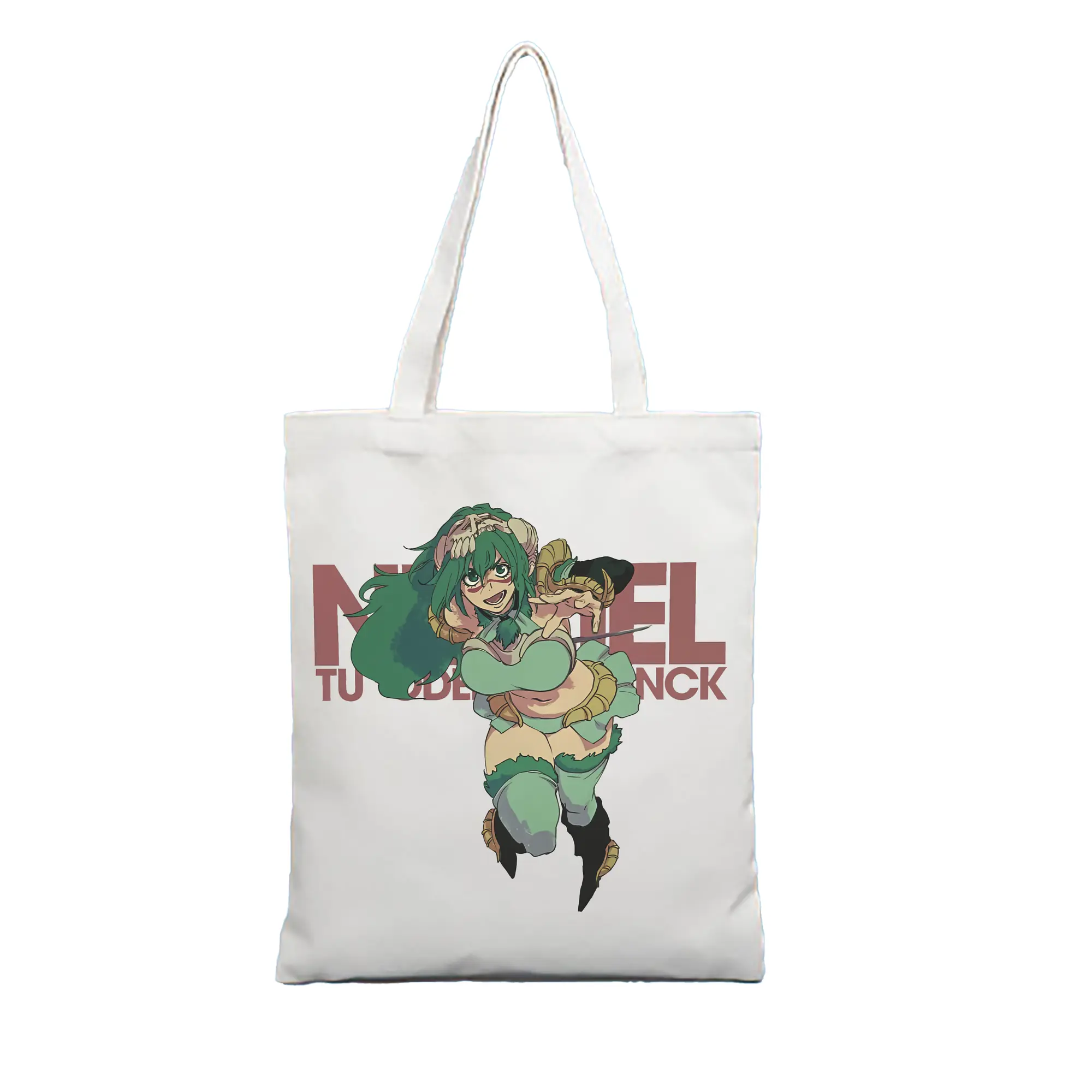 ブリーチ グッズ ネリエル・トゥ・オーデルシュヴァンク - 縦型キャンバス手提げバッグ（トートバッグ） ・ キャンバス素材 ・ ショッピング用 ・ 軽量 丈夫 お手入れ簡単
