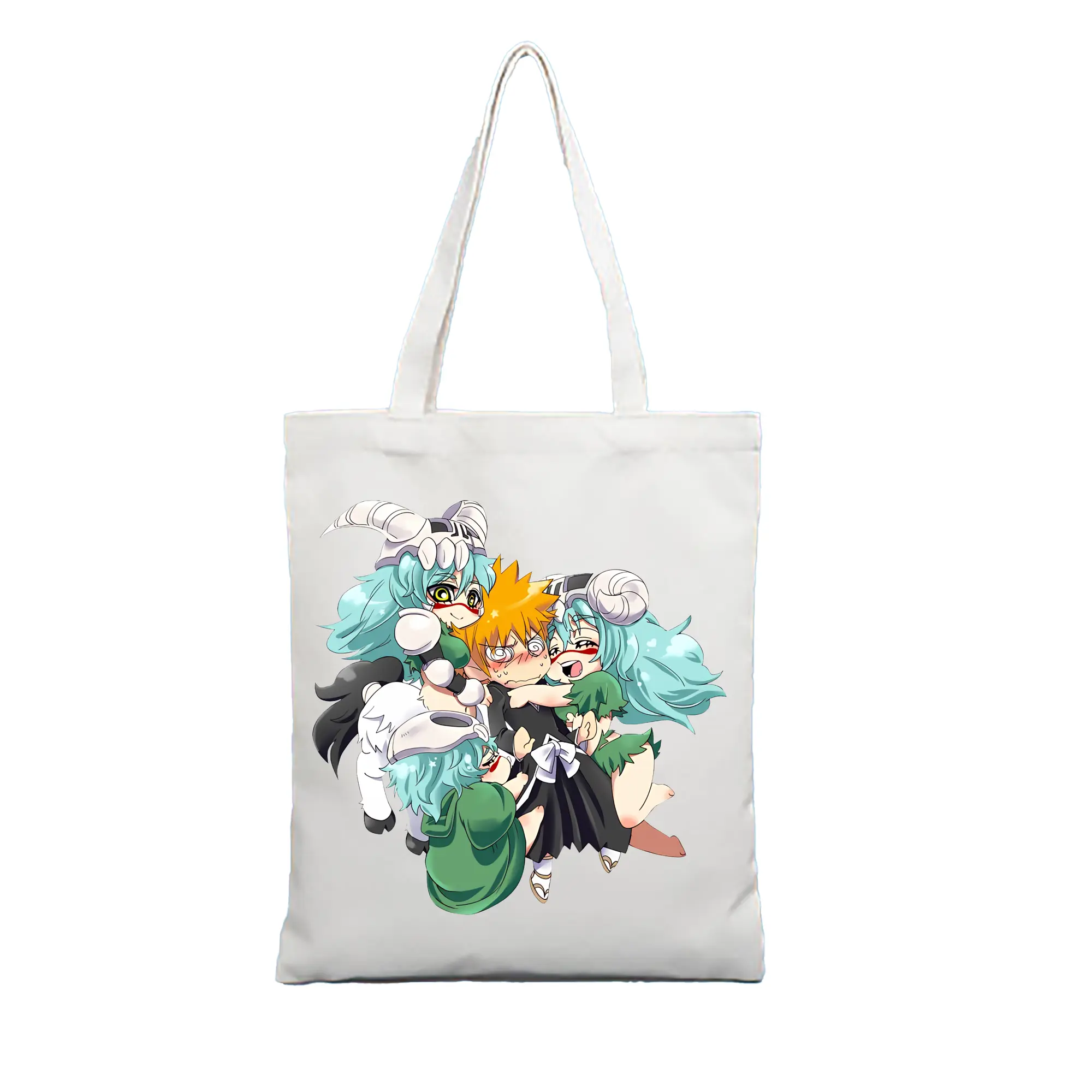 ブリーチ グッズ ネリエル・トゥ・オーデルシュヴァンク - 縦型キャンバス手提げバッグ（トートバッグ） ・ キャンバス素材 ・ ショッピング用 ・ 軽量 丈夫 お手入れ簡単